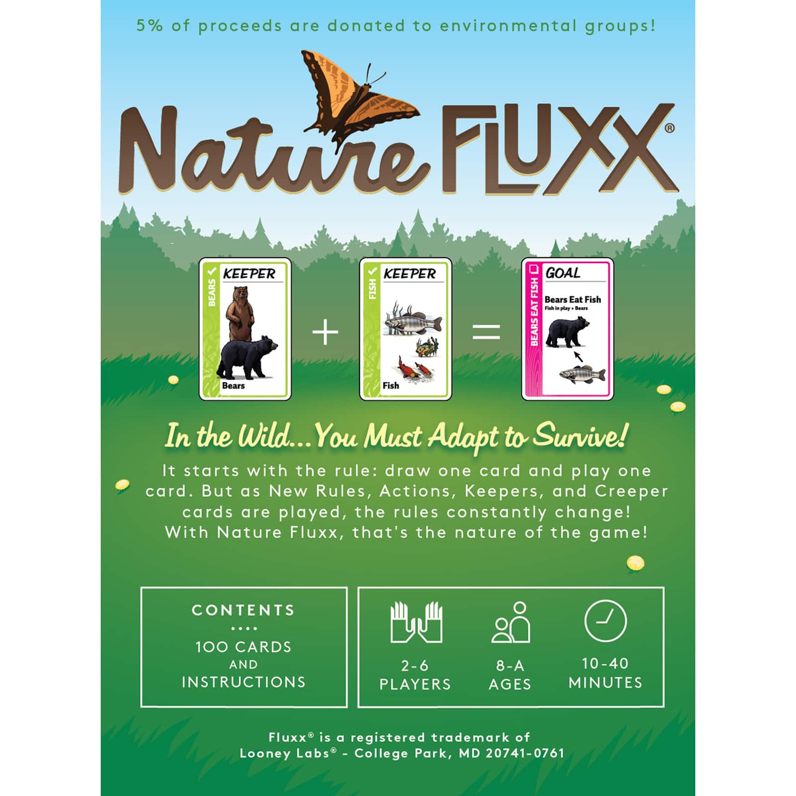 Looney Labs Nature Fluxx® Card Game