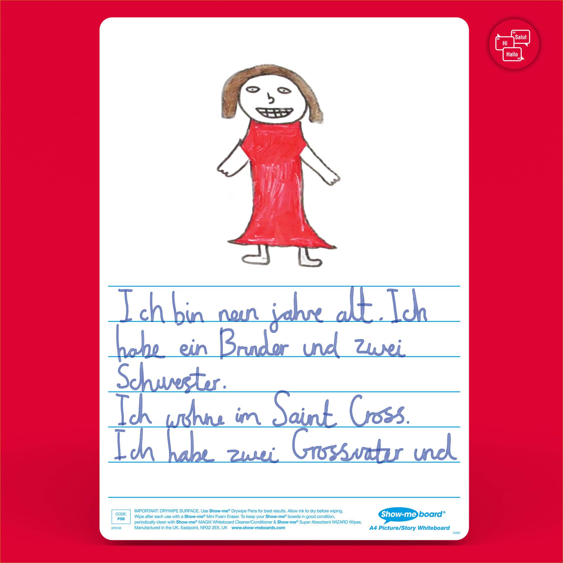 Show-me® A4 Picture Story Lapboards Bulk ox Set