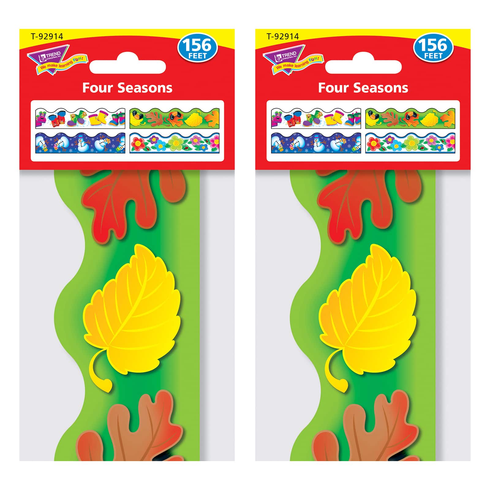 Trend Enterprises® Terrific Trimmers® Four Seasons Variety Pack, 312ft.