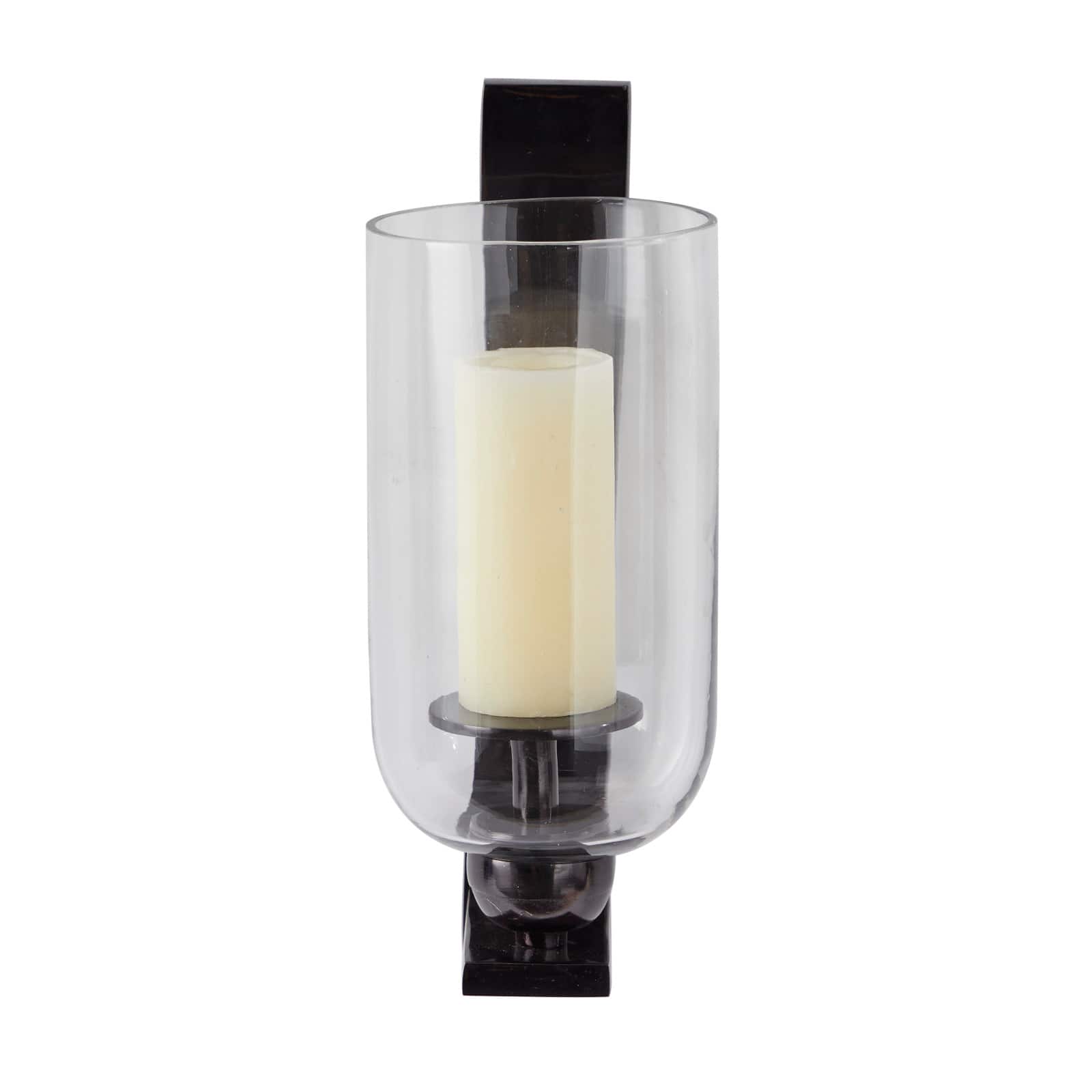Black Aluminum Modern Wall Sconce, 6" x 8" x 16"