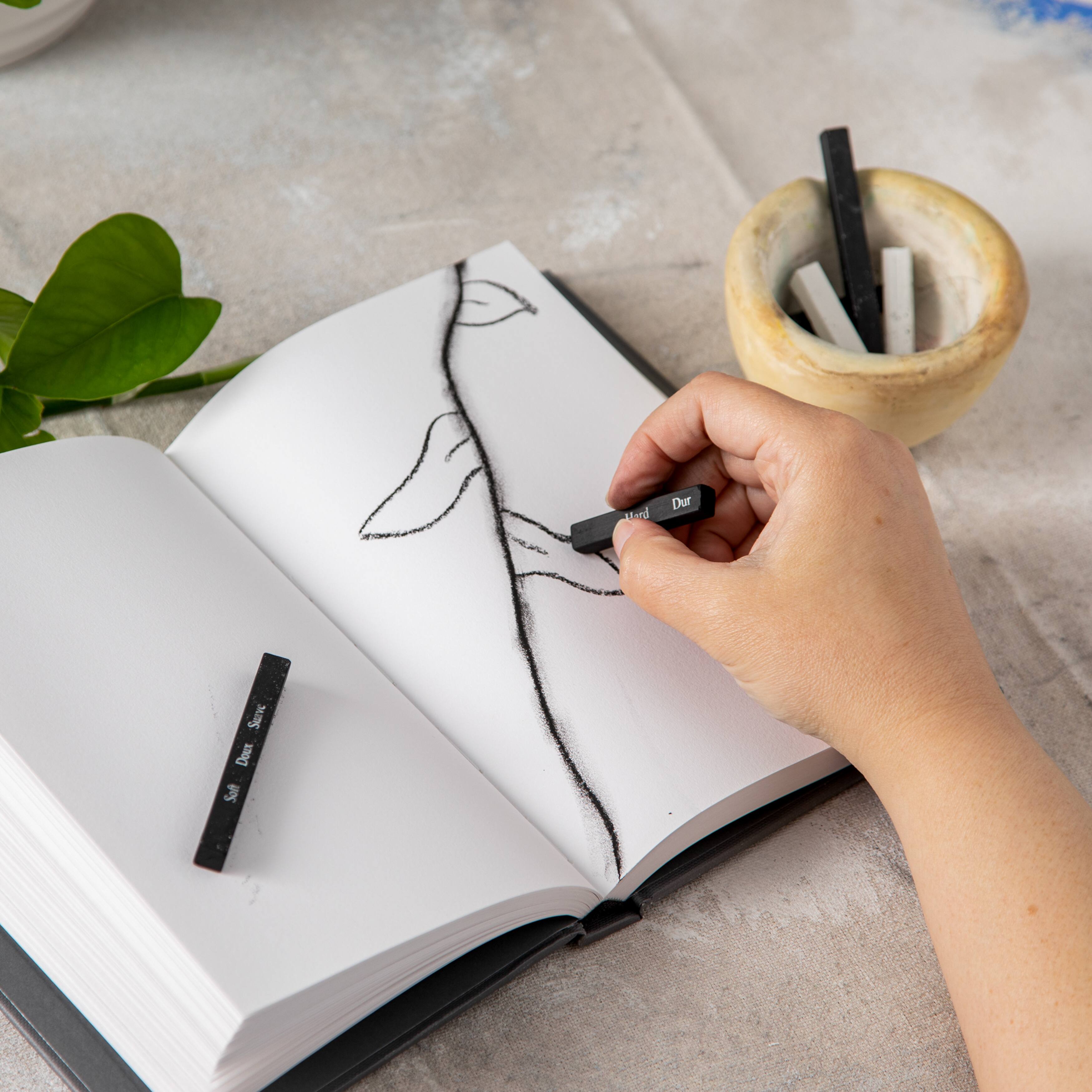 12 Packs: 4 ct. (48 total) Compressed Charcoal Sticks by Artist's Loft™