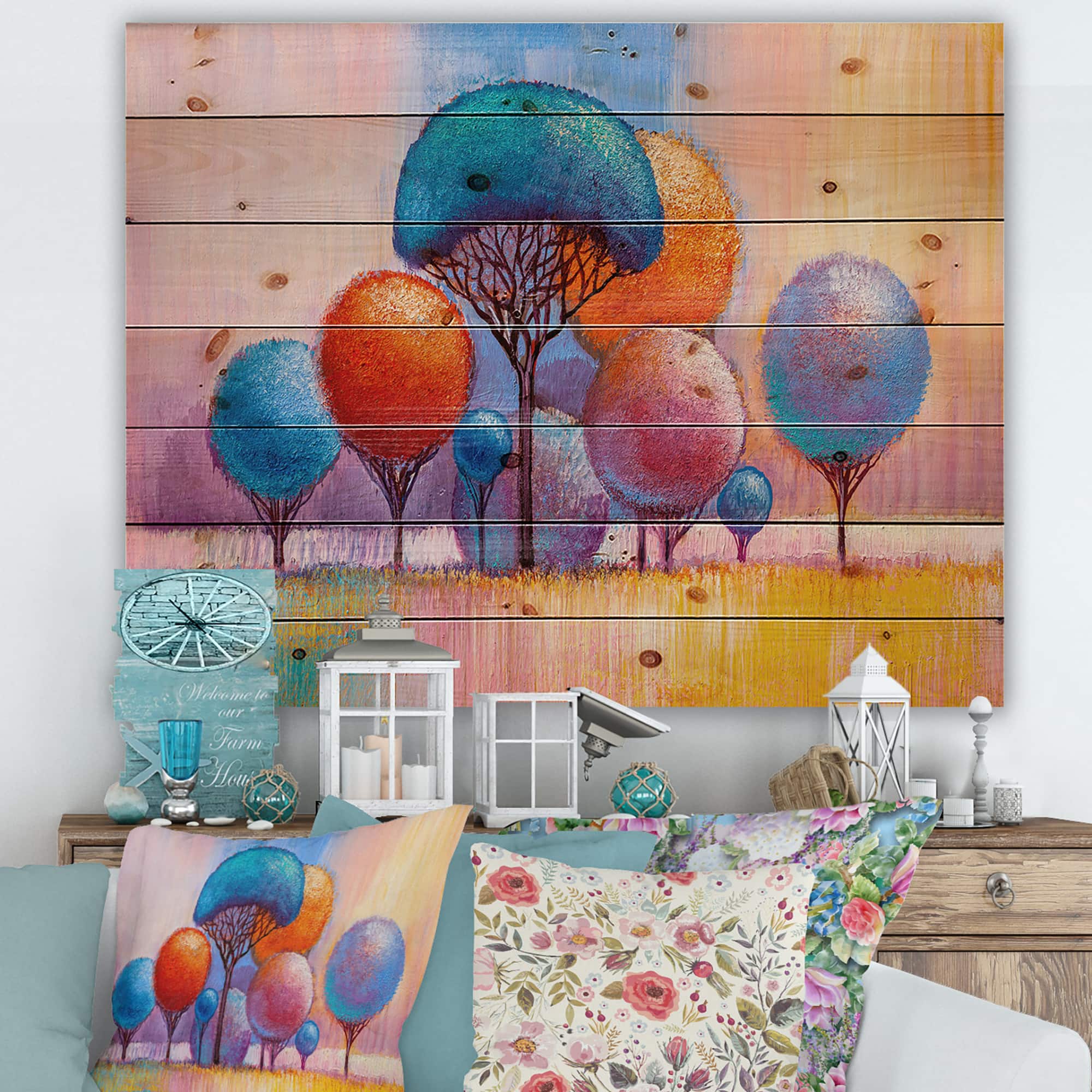 Designart - Autumn Fantasy Trees II