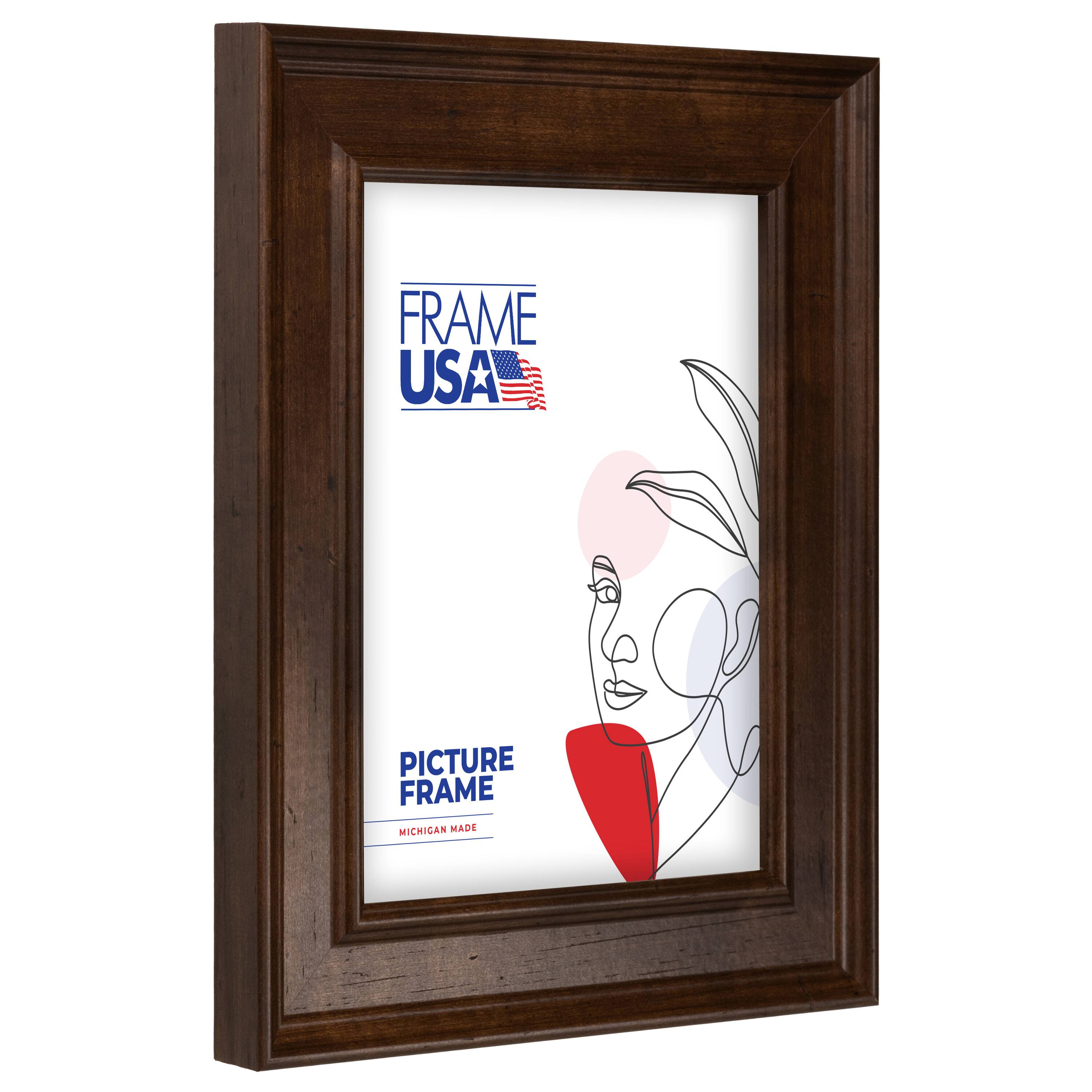 Frame USA Café Beveled Mocha Single Image Picture Frame