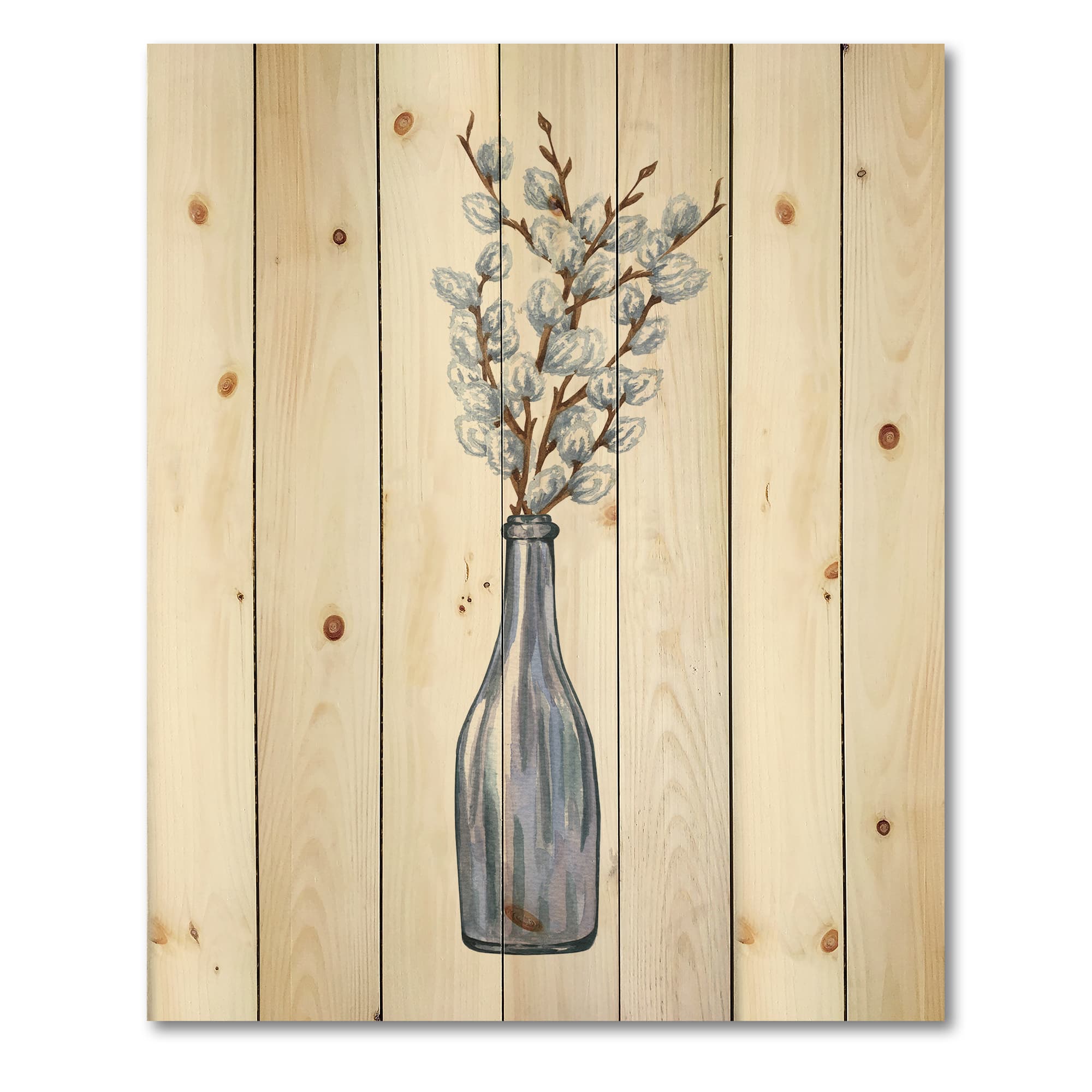 Designart - Bunch of Pussy Willow Twigs II
