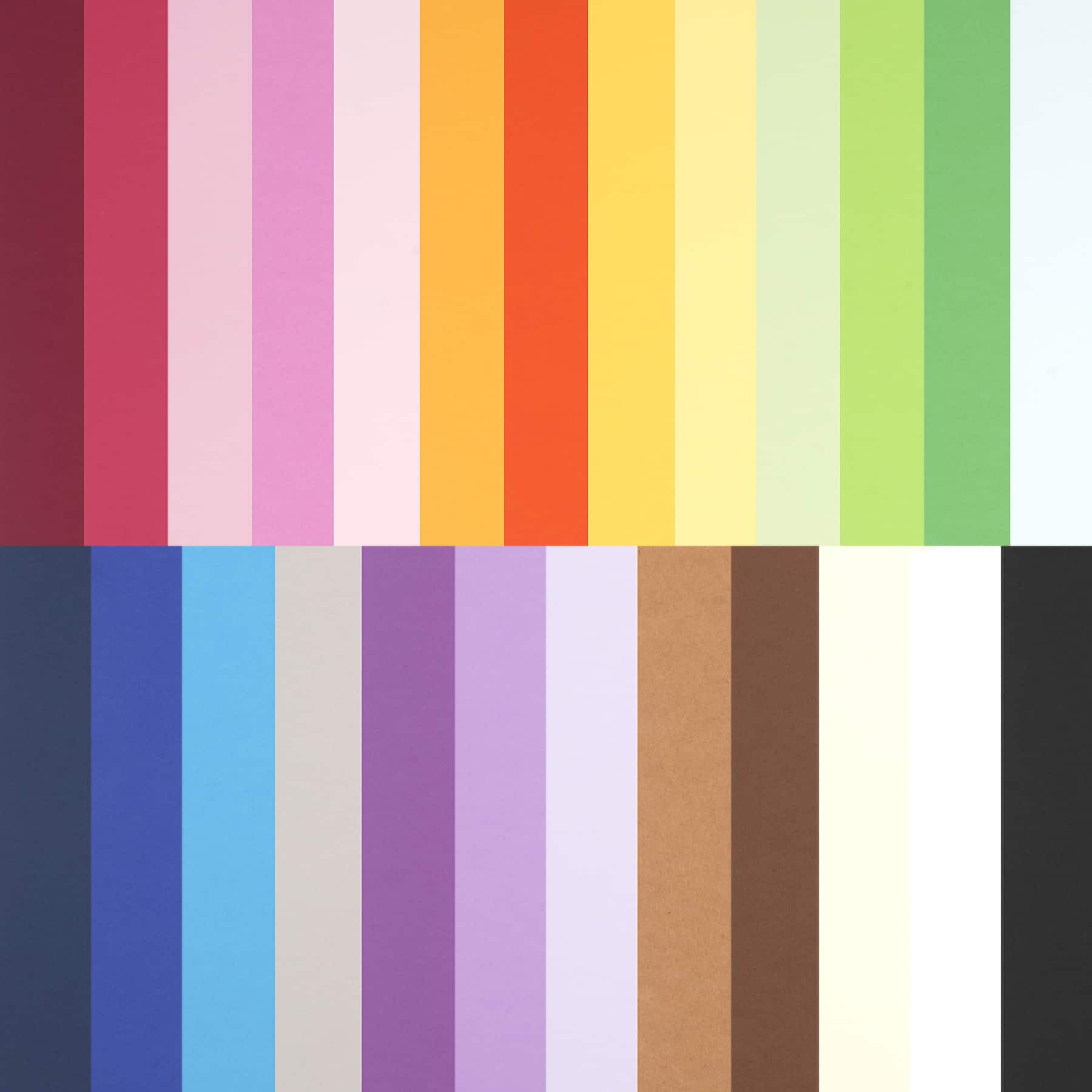 12 Packs: 200 ct. (2,400 total) 12" x 12" Essentials 65lb. Cardstock Paper by Recollections™