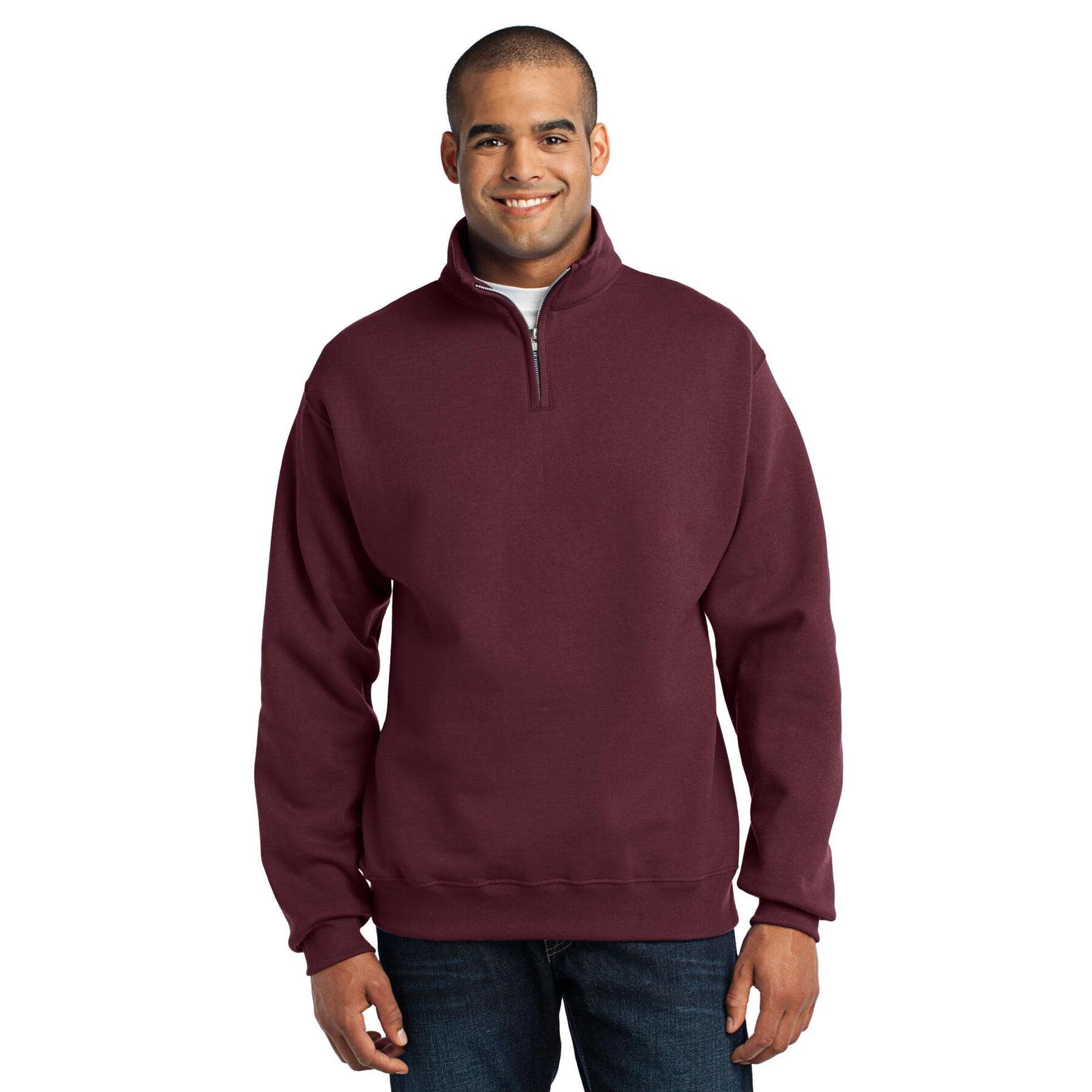 JERZEES® NuBlend® 1/4-Zip Cadet Collar Sweatshirt