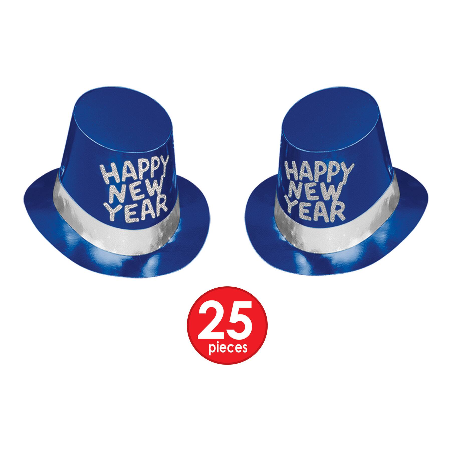 Beistle Silver & Blue New Year Ice Party Favor Kit for 50