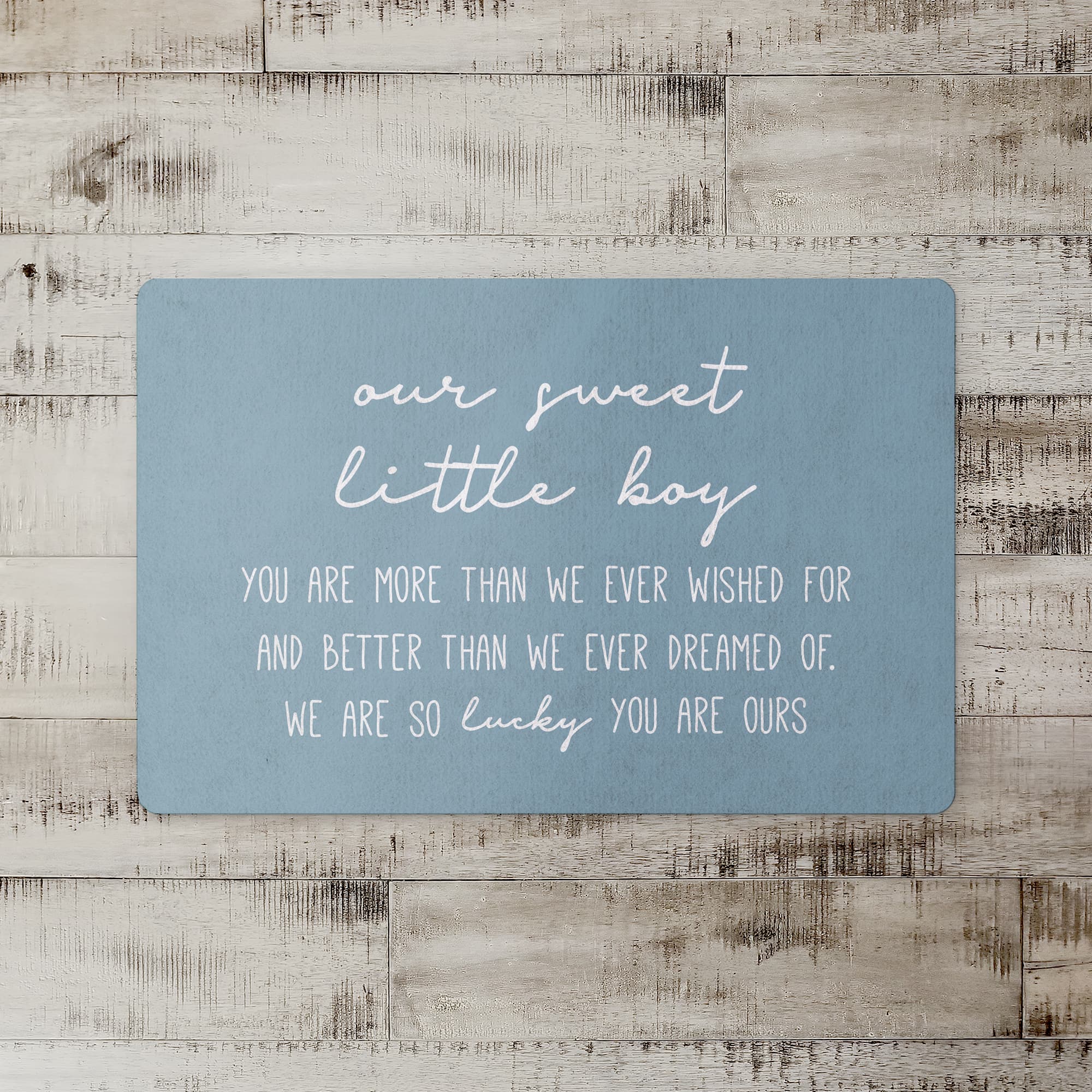 Our Sweet Little Boy 27" x 18" Floor Mat