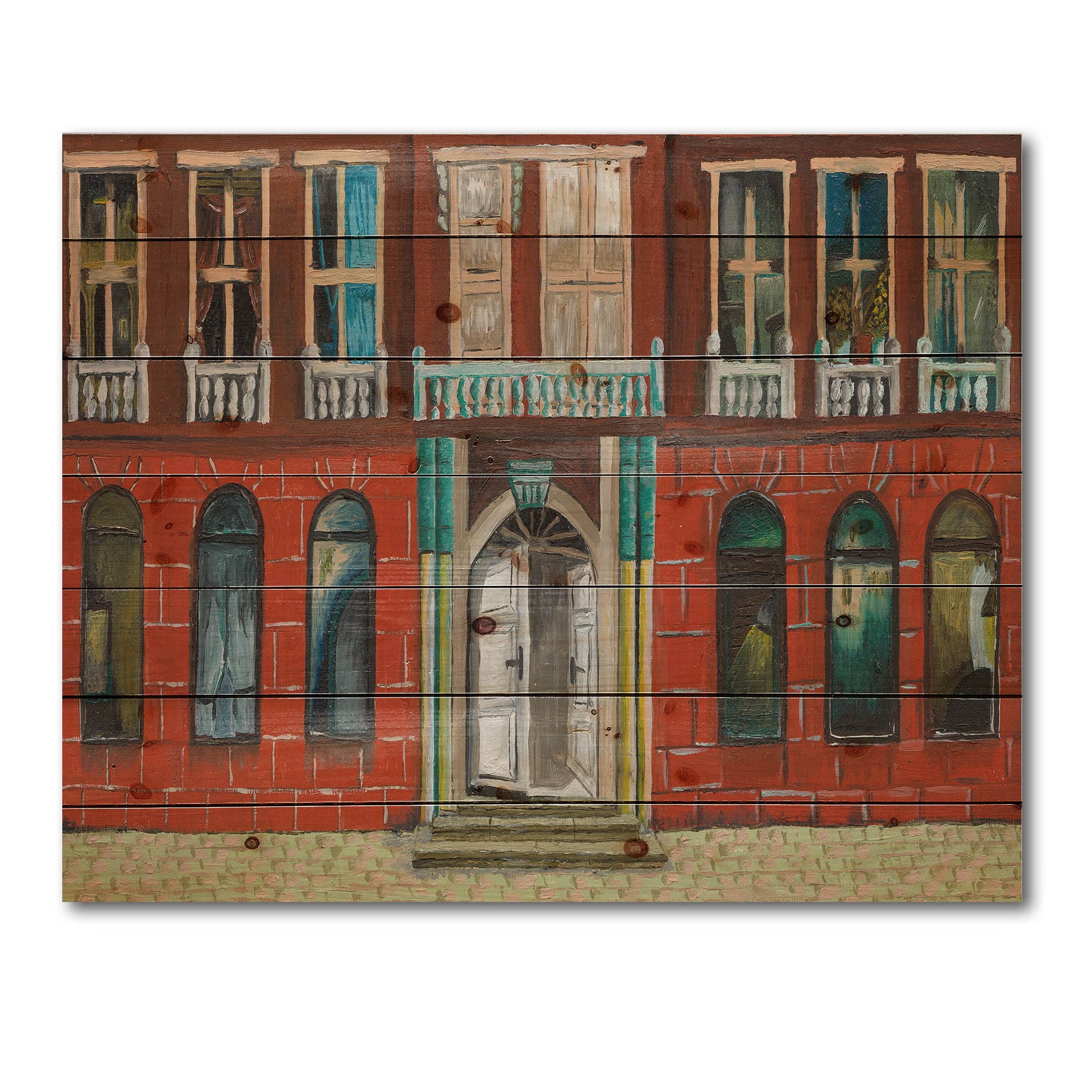 Designart - Red Facade of Shop In Paris II
