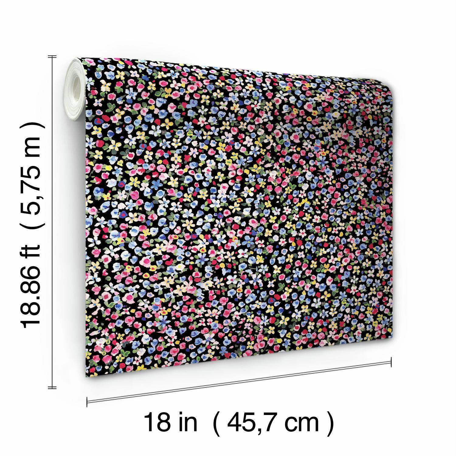 RoomMates Petite Floral Peel & Stick Wallpaper