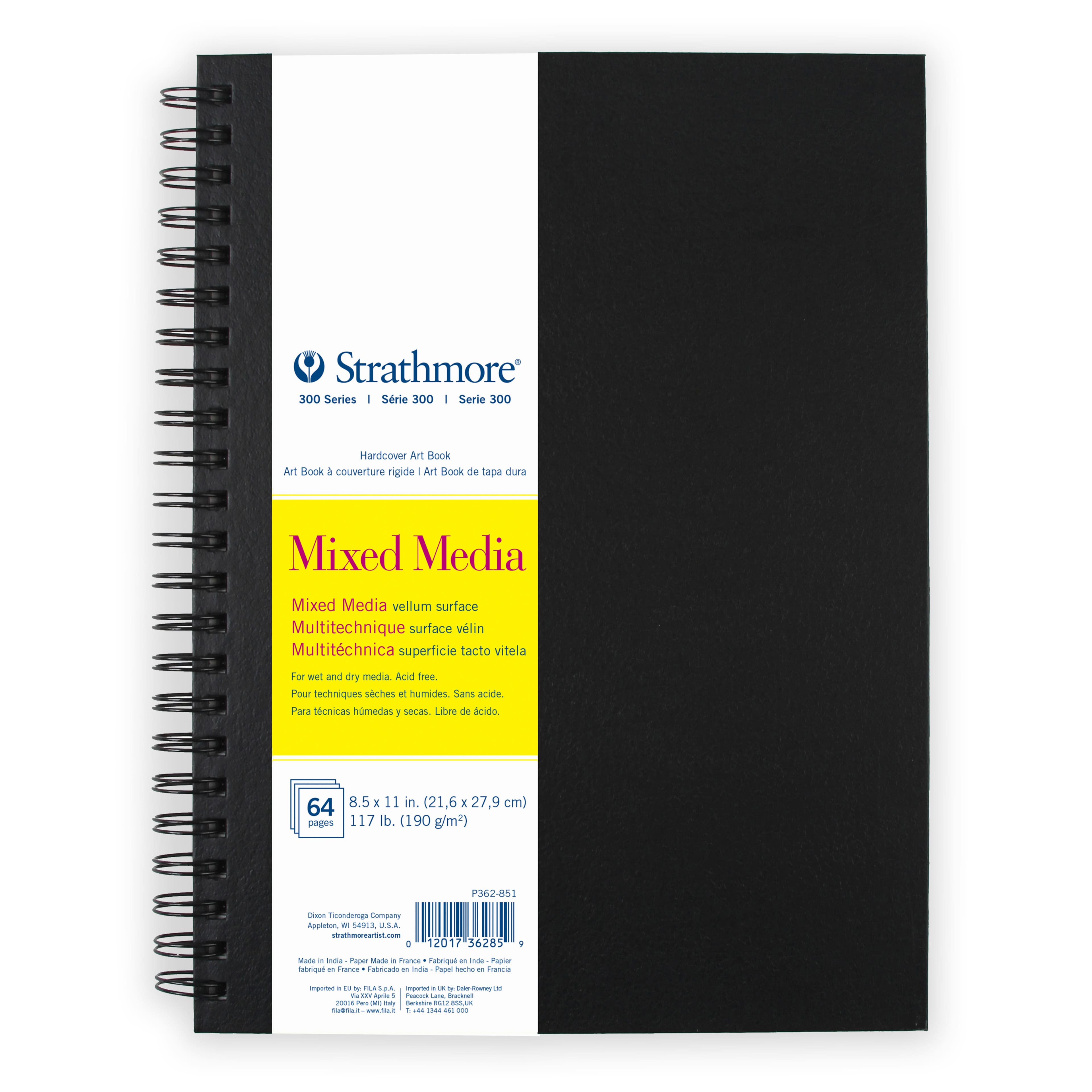 Strathmore® 300 Series Mixed Media Hardcover Art Book, 8.5" x 11"