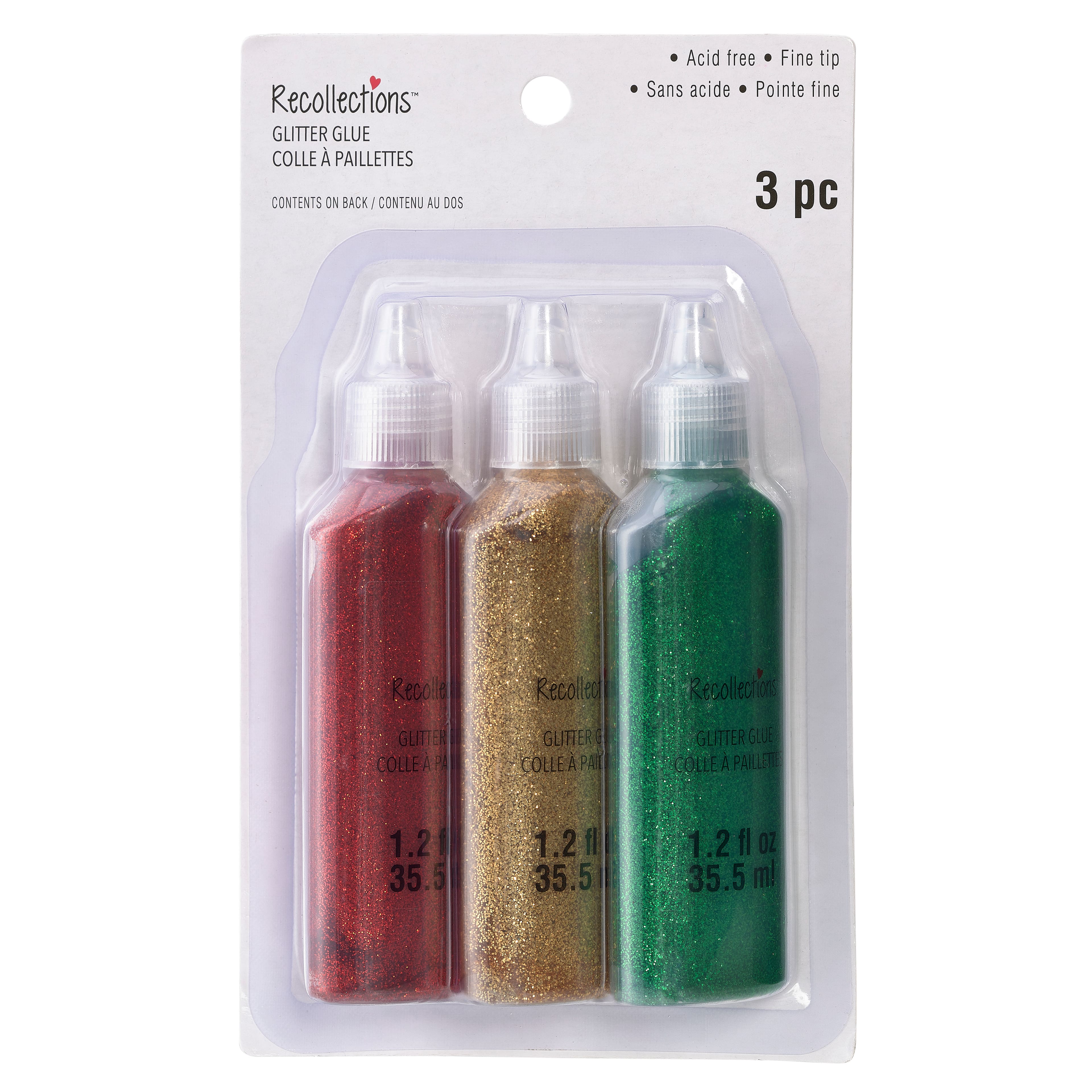 12 Packs: 3 ct. (36 total) Mixed Glitter Glue by Recollections™