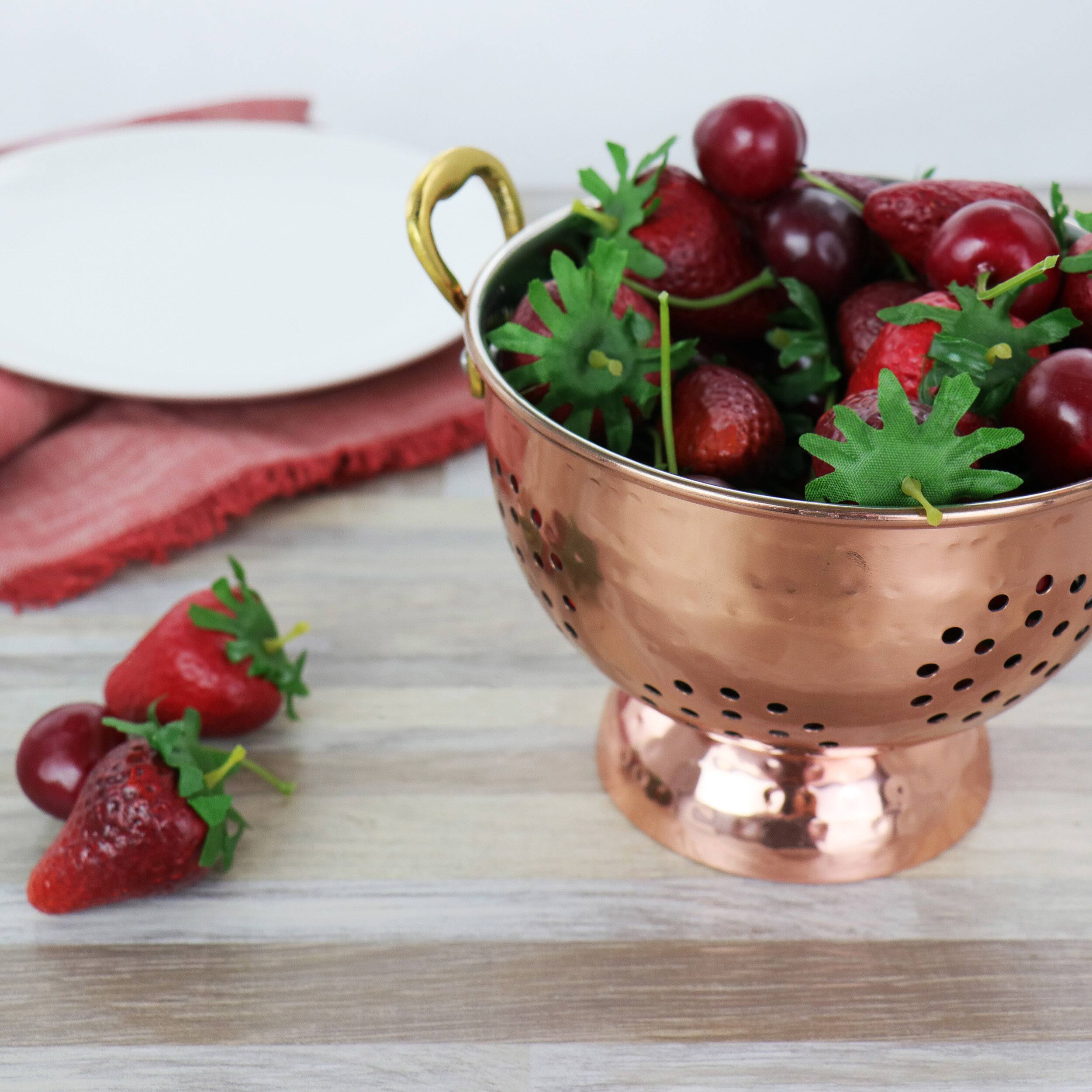 Gibson Home Rembrant 5.7" Copper Mini Colander