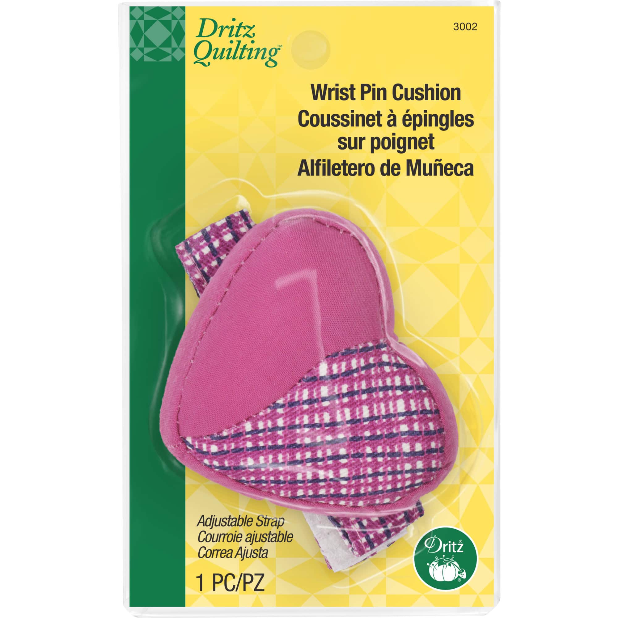 Dritz® Adjustable Heart Wrist Pin Cushion, 3ct.