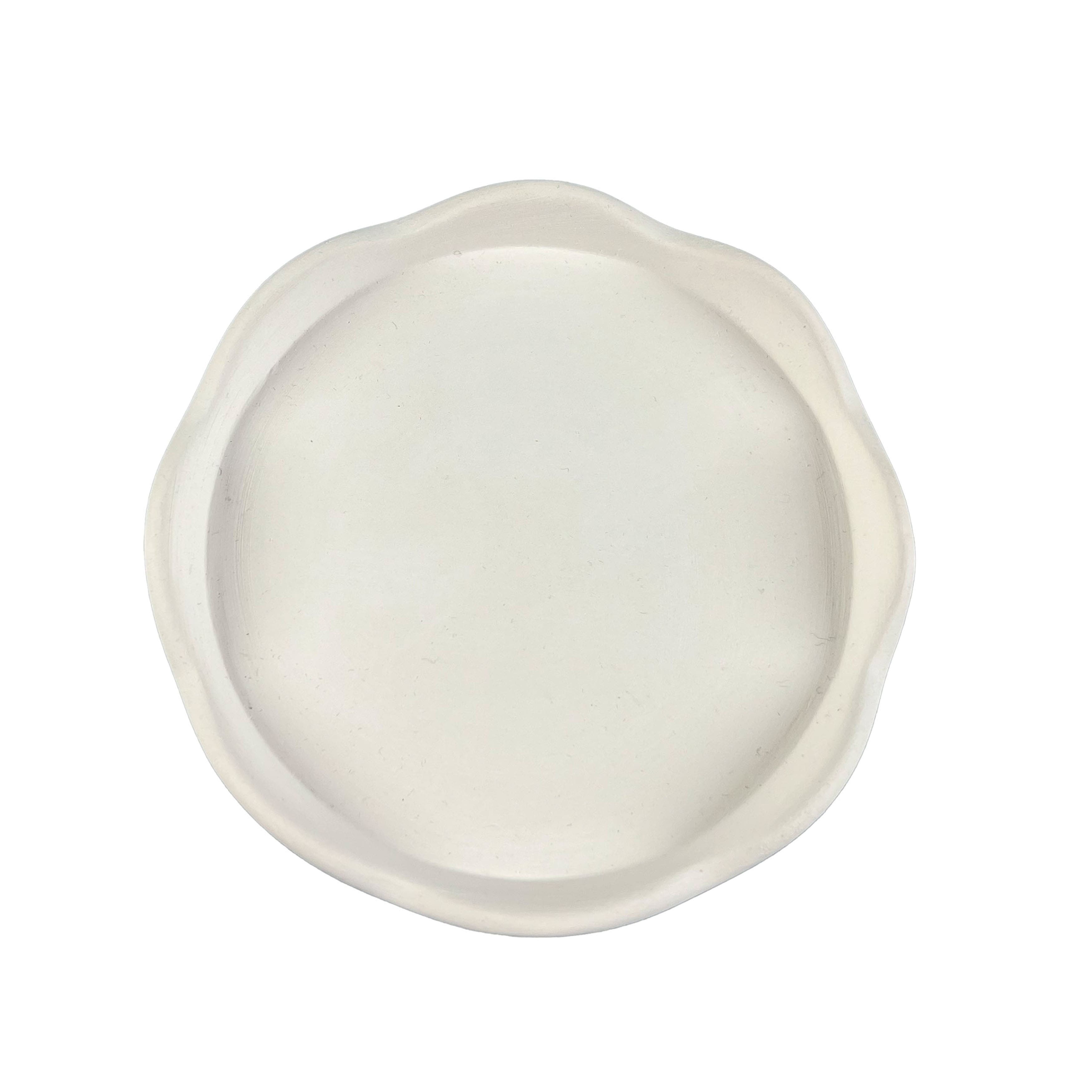 12 Pack: 5" Scalloped Ceramic Trinket Tray by Make Market®