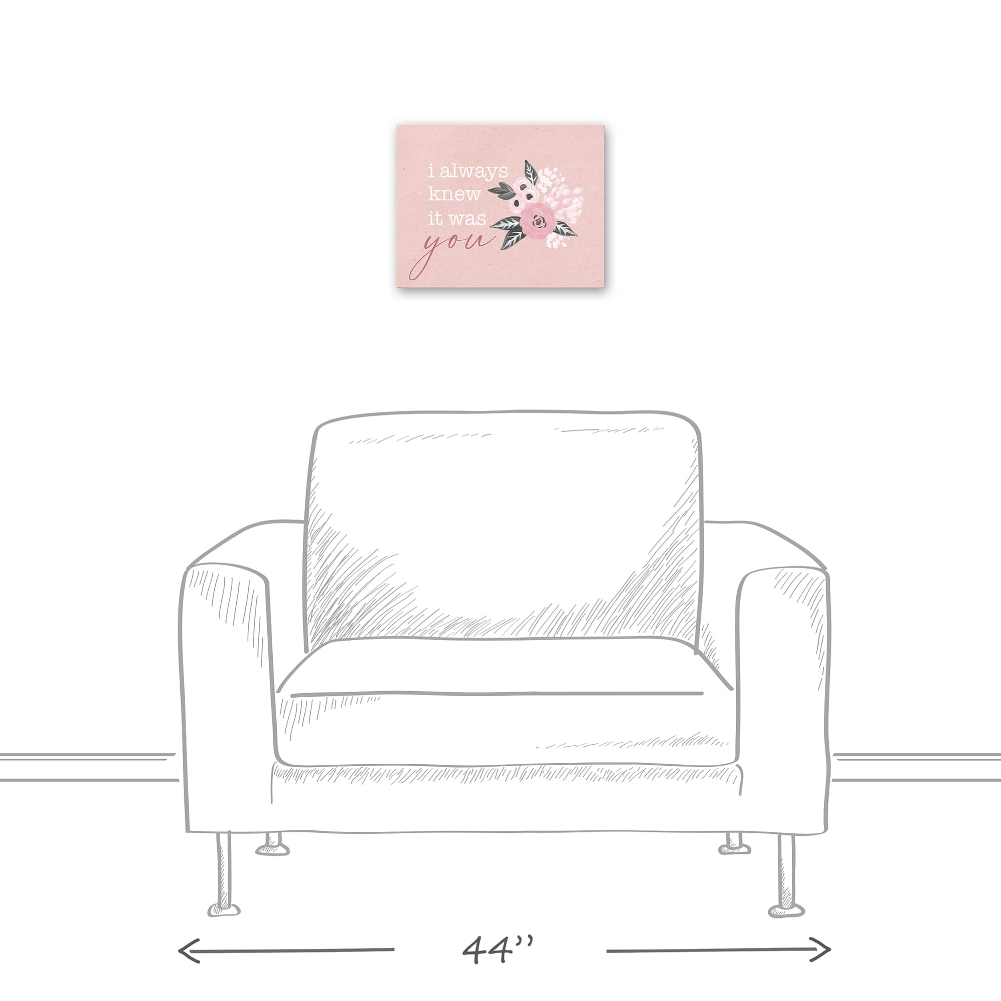I Always Knew it Was You Canvas Wall Art