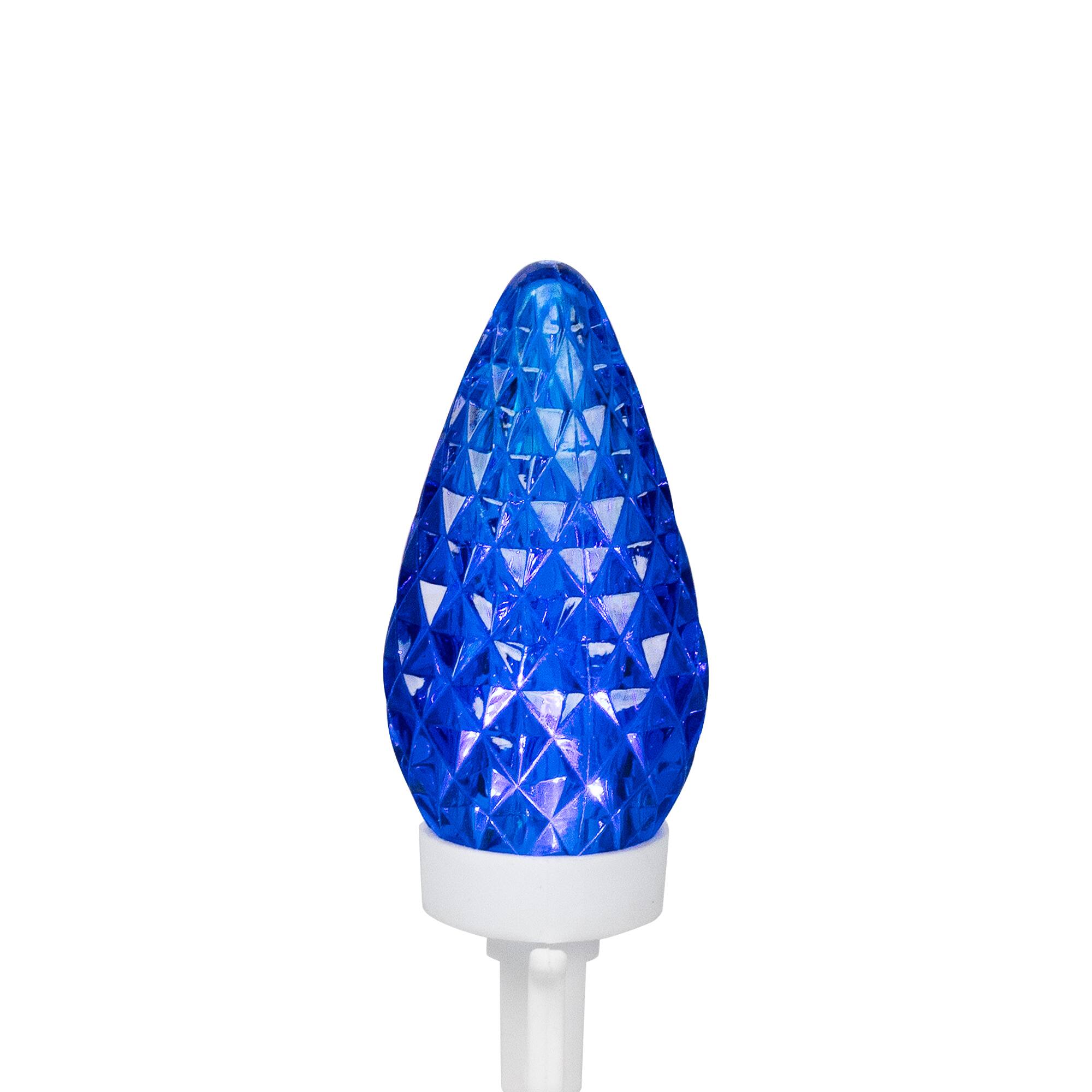 22 Gauge Patriotic LED C9 Faceted Christmas Light Wire