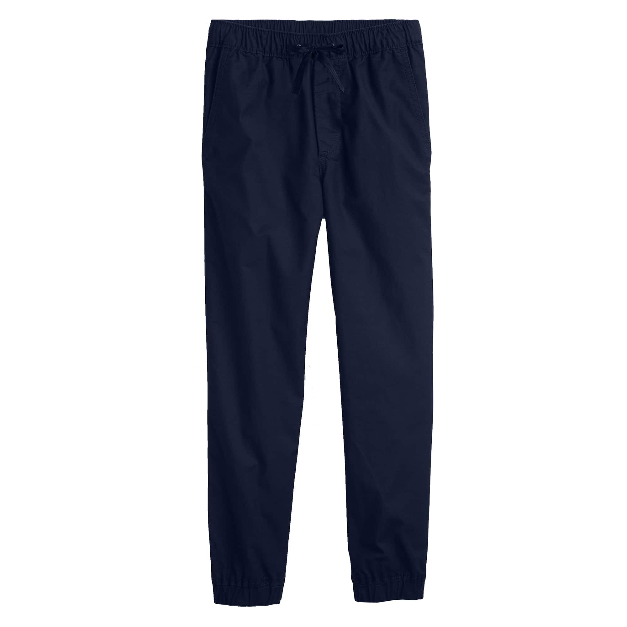 Galaxy by Harvic Boy's Slim Fitting Cotton Stretch Classic Twill Joggers