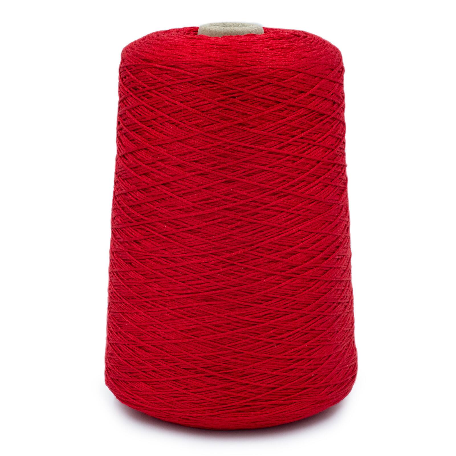 Silk City Fibers Bambu 7 Gauge Cone Yarn, Color: Red Passion 009 | Michaels