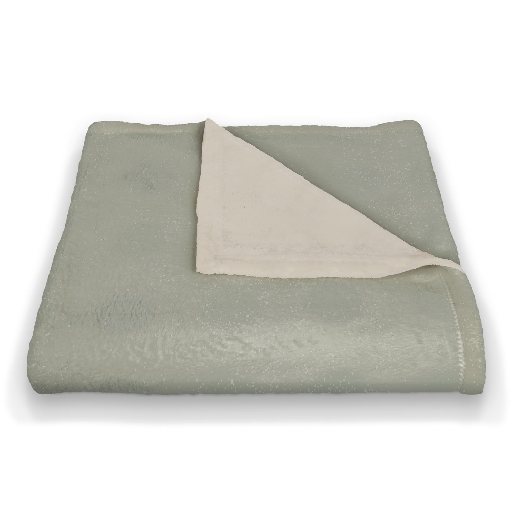 50" x 60" Sage Happiness Blooms From Within Coral Fleece Throw Blanket
