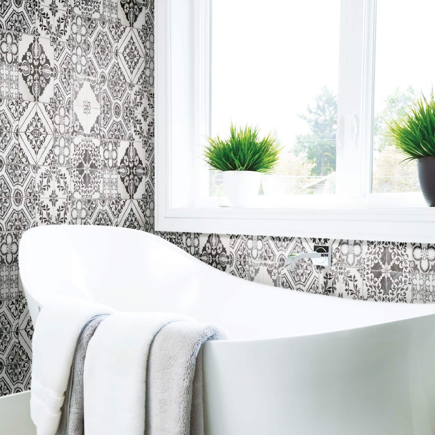 RoomMates Mediterranean Tile Peel & Stick Wallpaper