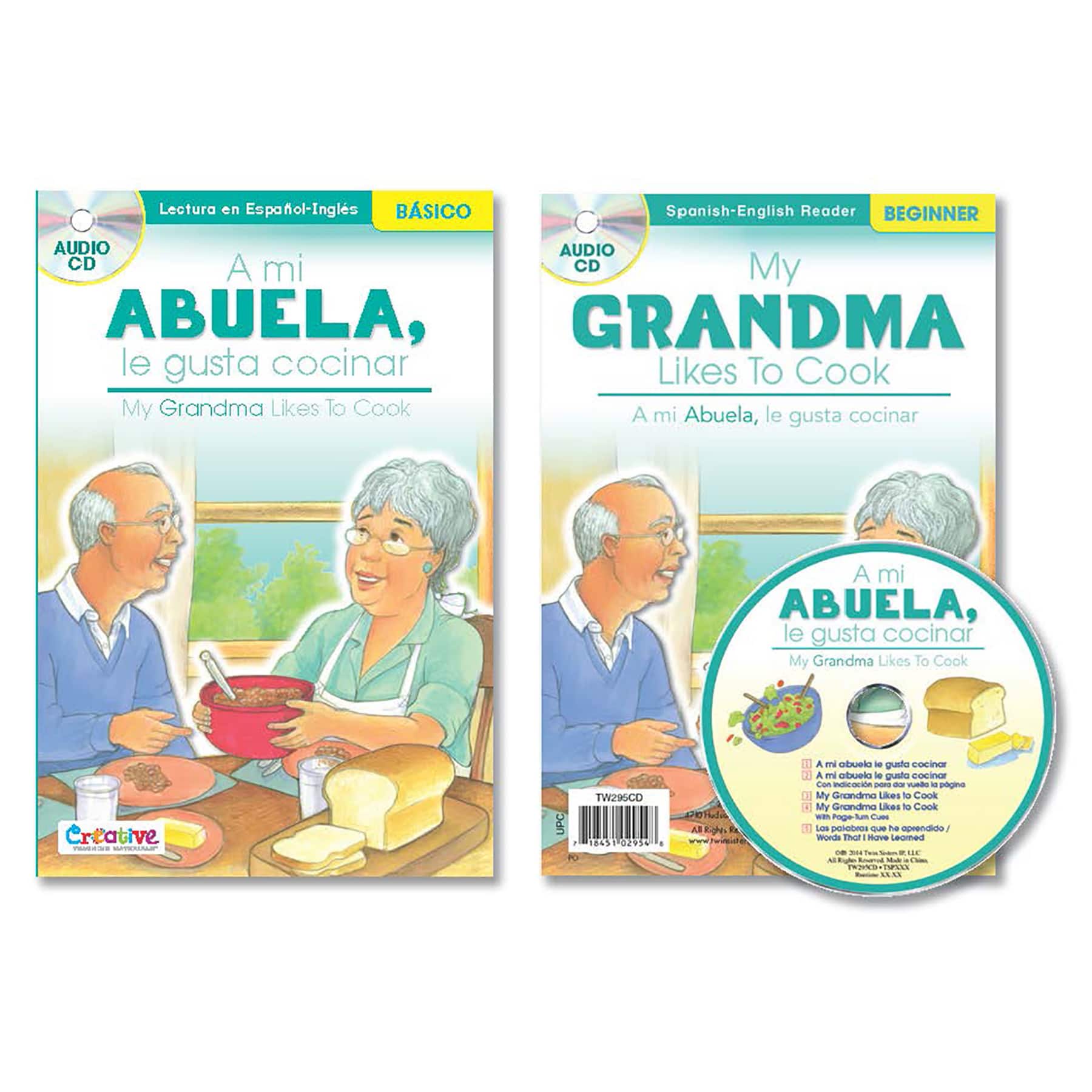 Spanish-English Readers with audio CD bundle set