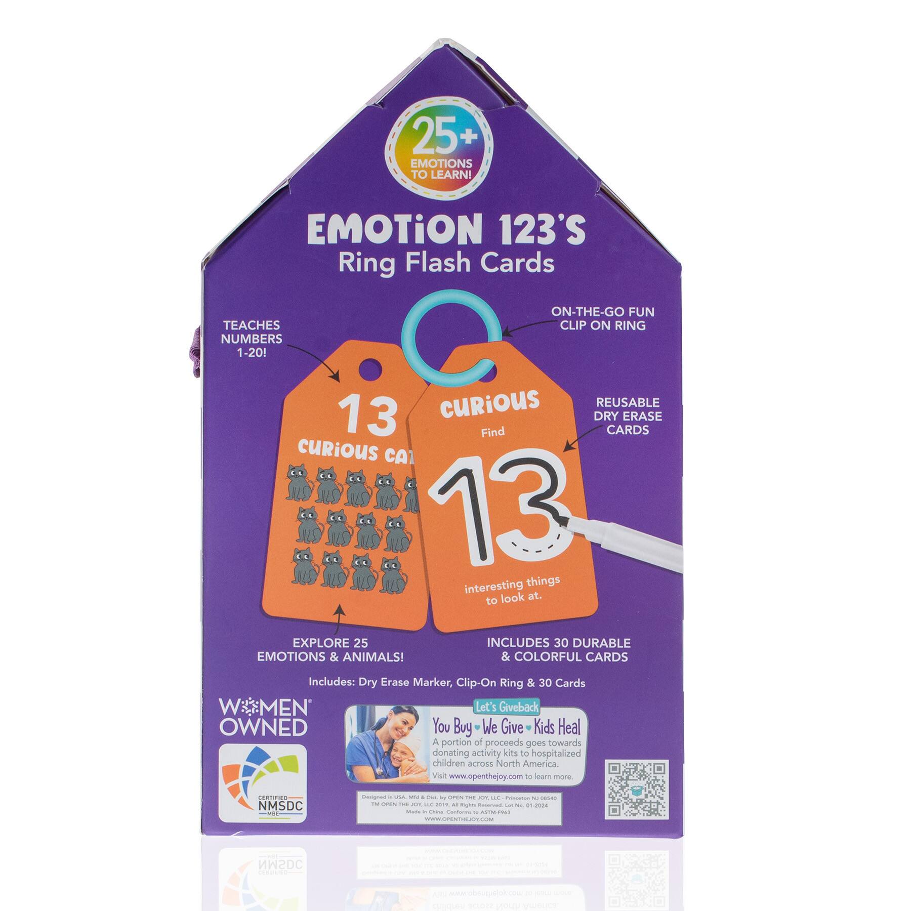 Emotions 123's Dry Erase Flash Cards Kit