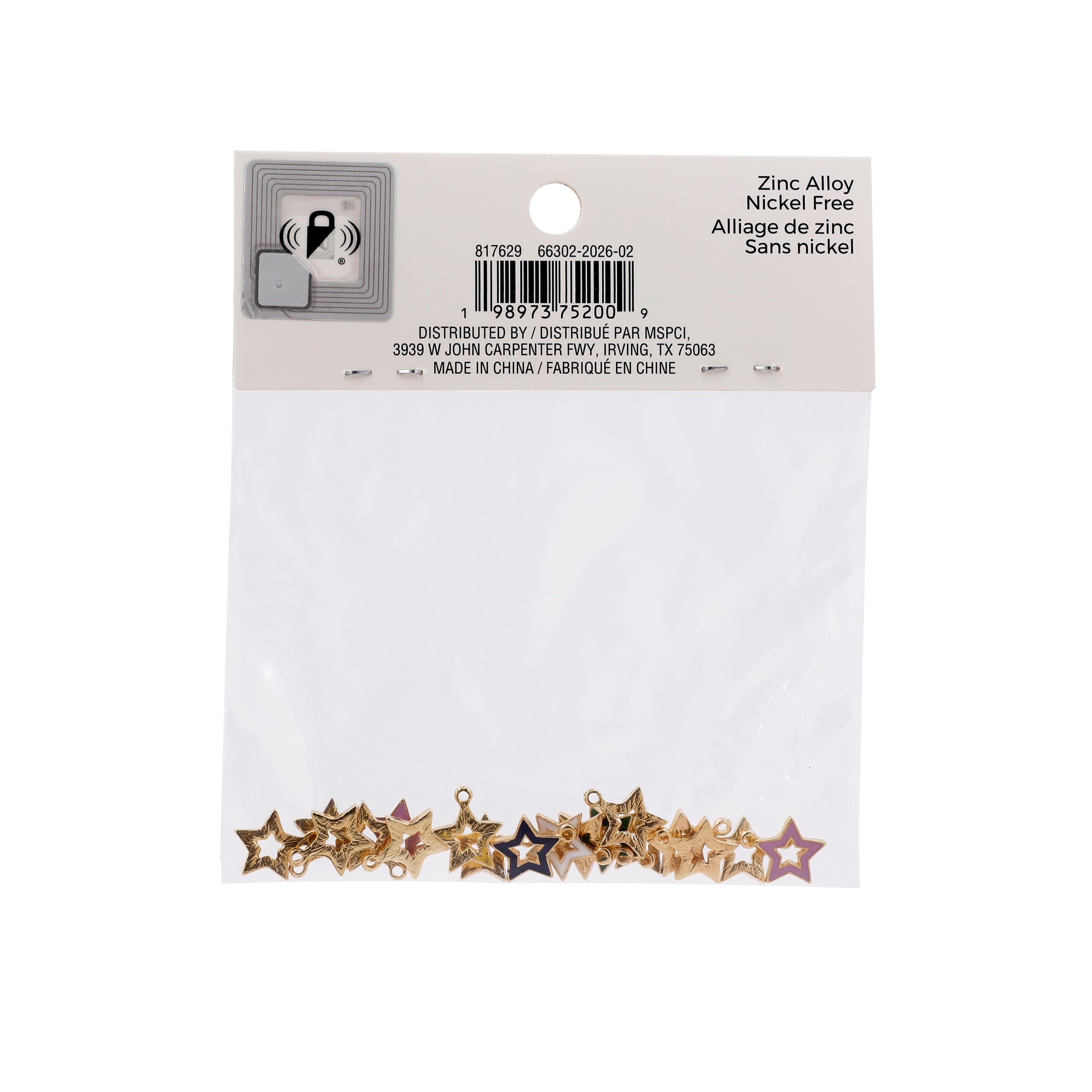 Open Star Metal Charm Mix by Bead Landing™
