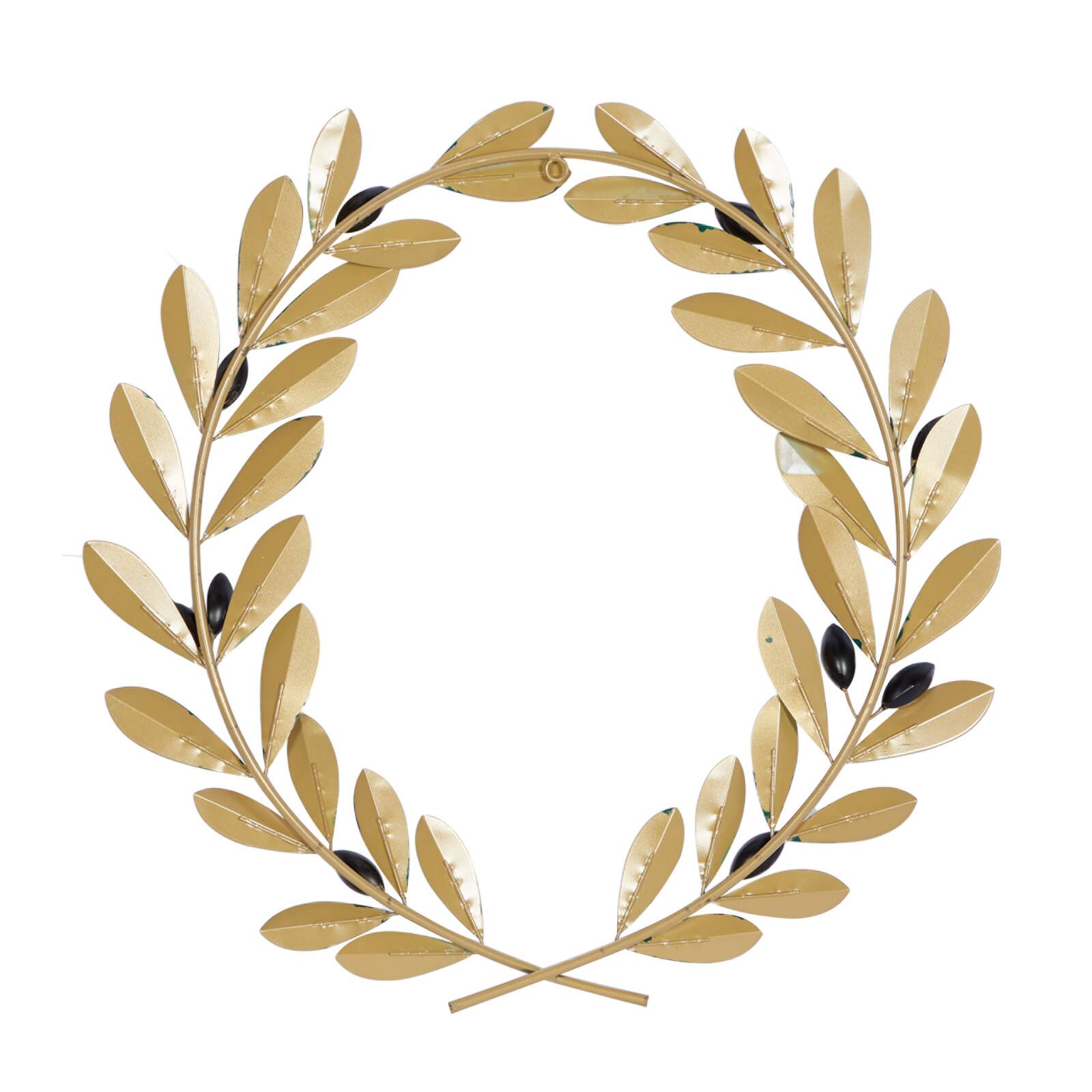 22" Green Coastal Metal Wall Décor