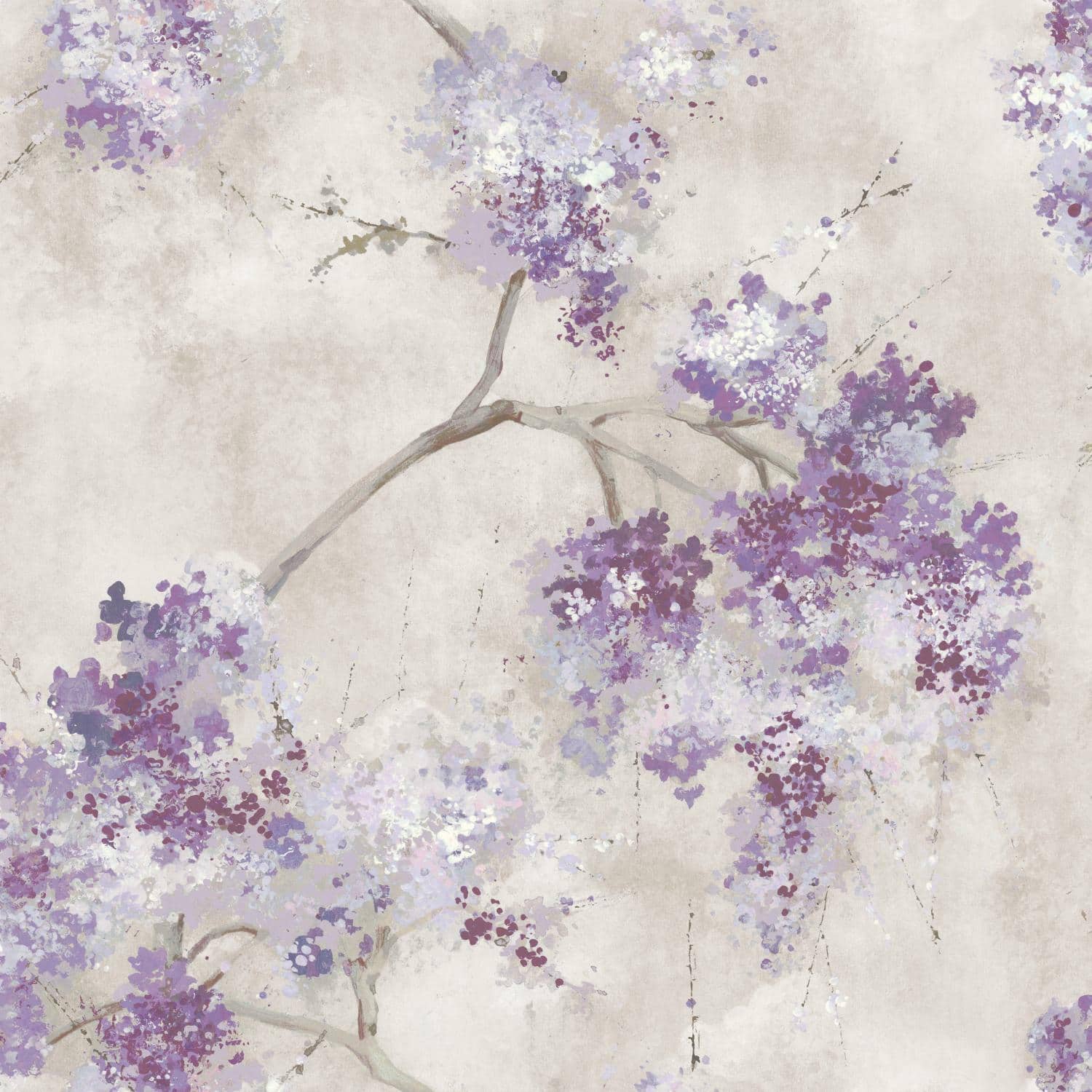 RoomMates Weeping Cherry Tree Blossom Peel & Stick Wallpaper