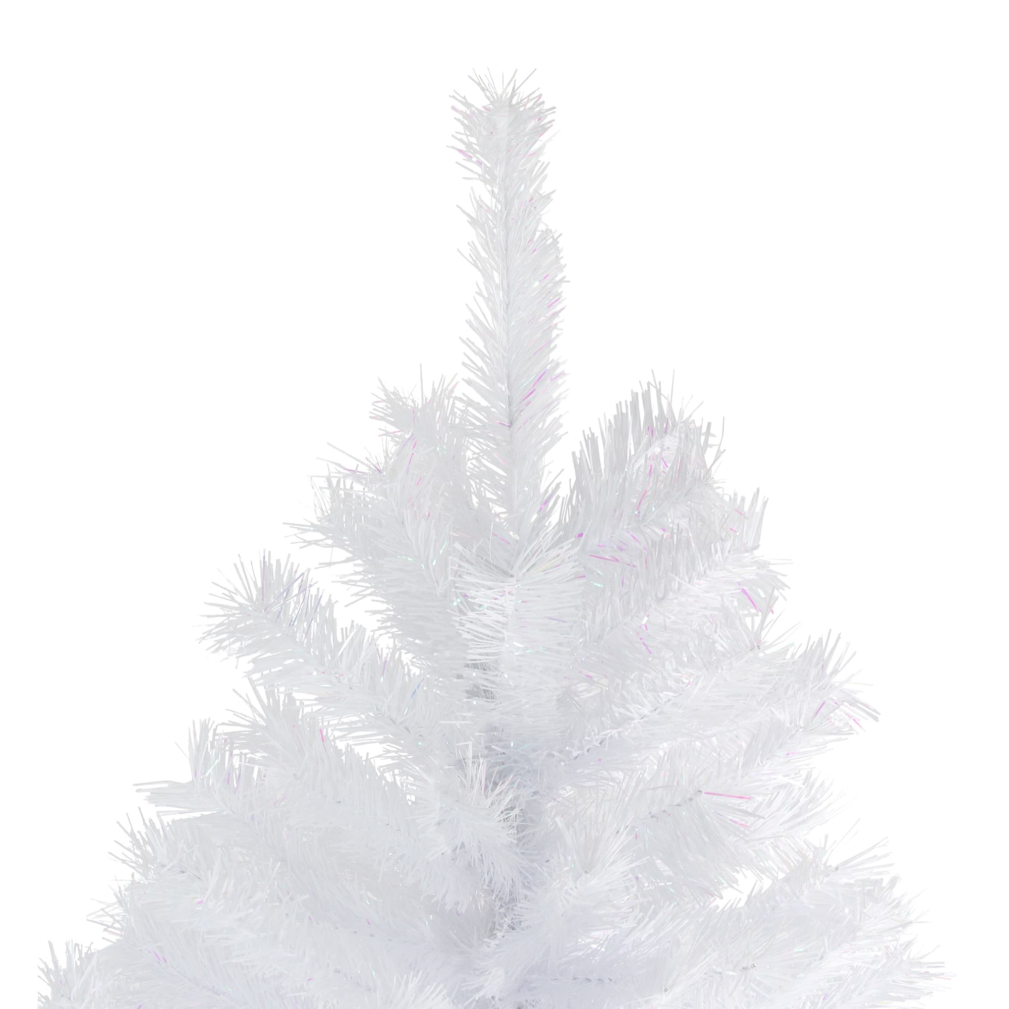 6ft. Unlit Icy White Iridescent Spruce Artificial Christmas Tree