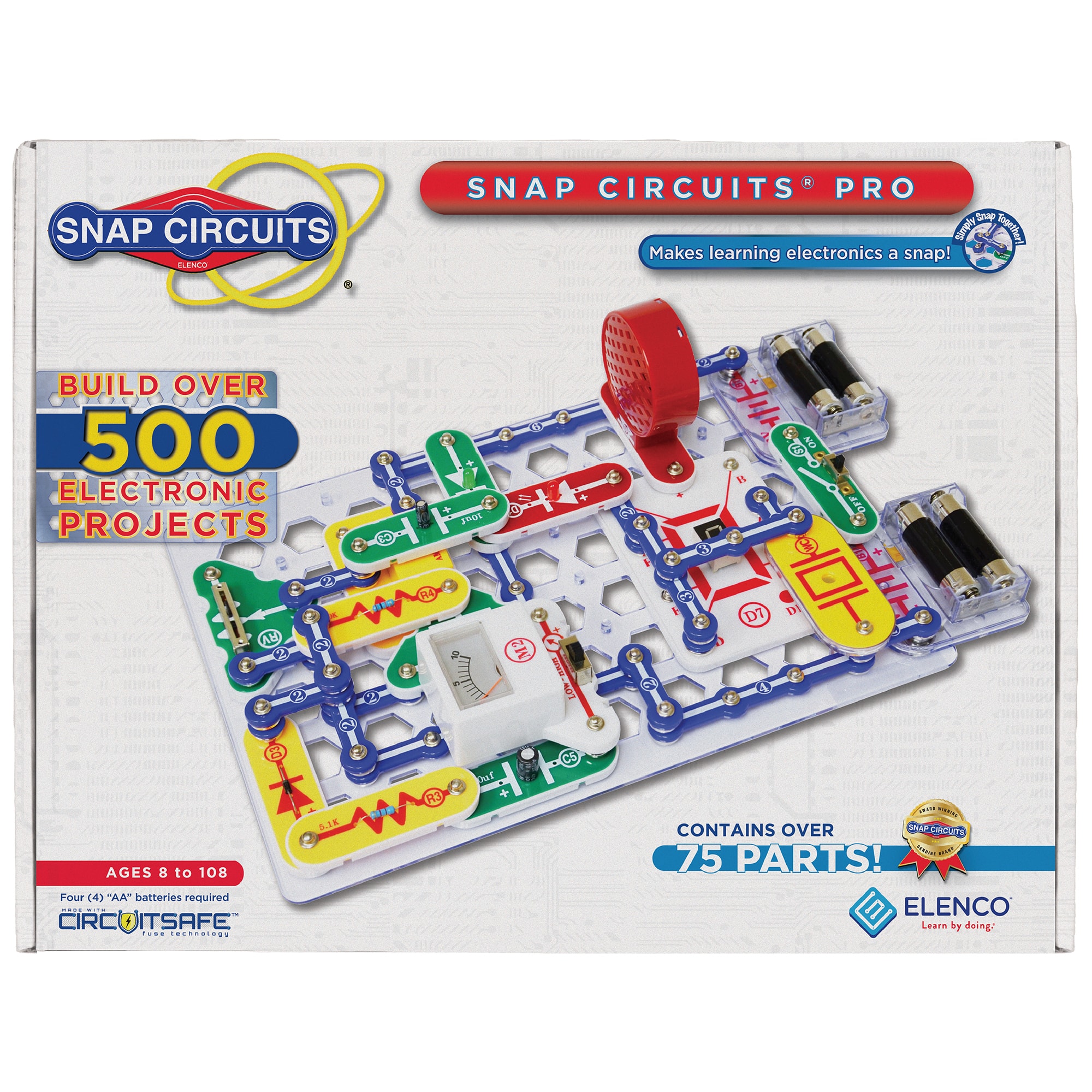 Elenco® Snap Circuits® Pro SC-500 Electronics Exploration STEM Educational Kit