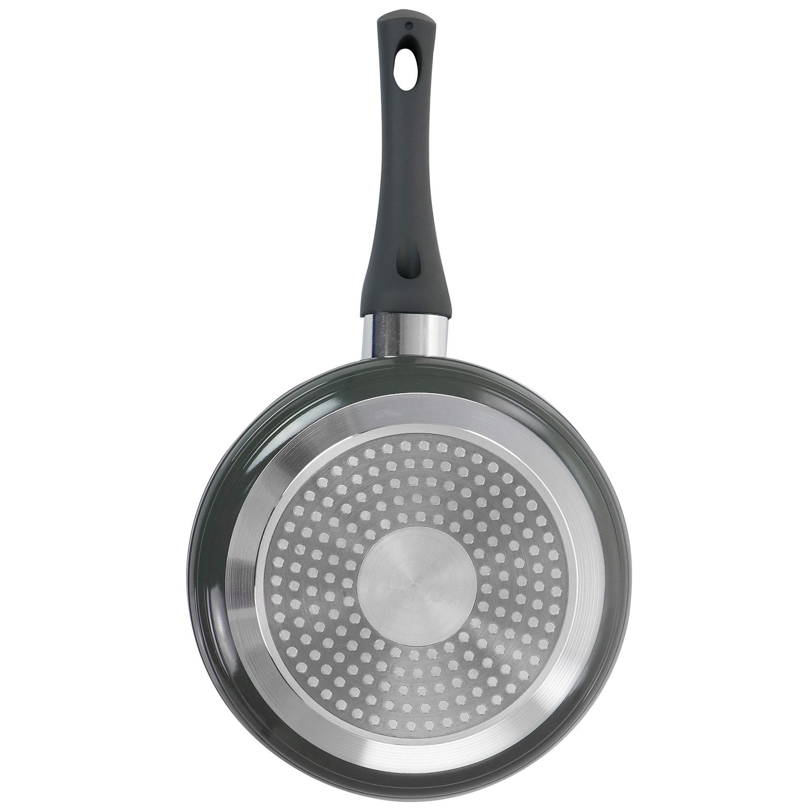 Oster Ridge Valley 2.5qt. Gray Nonstick Aluminum Saucepan with Lid