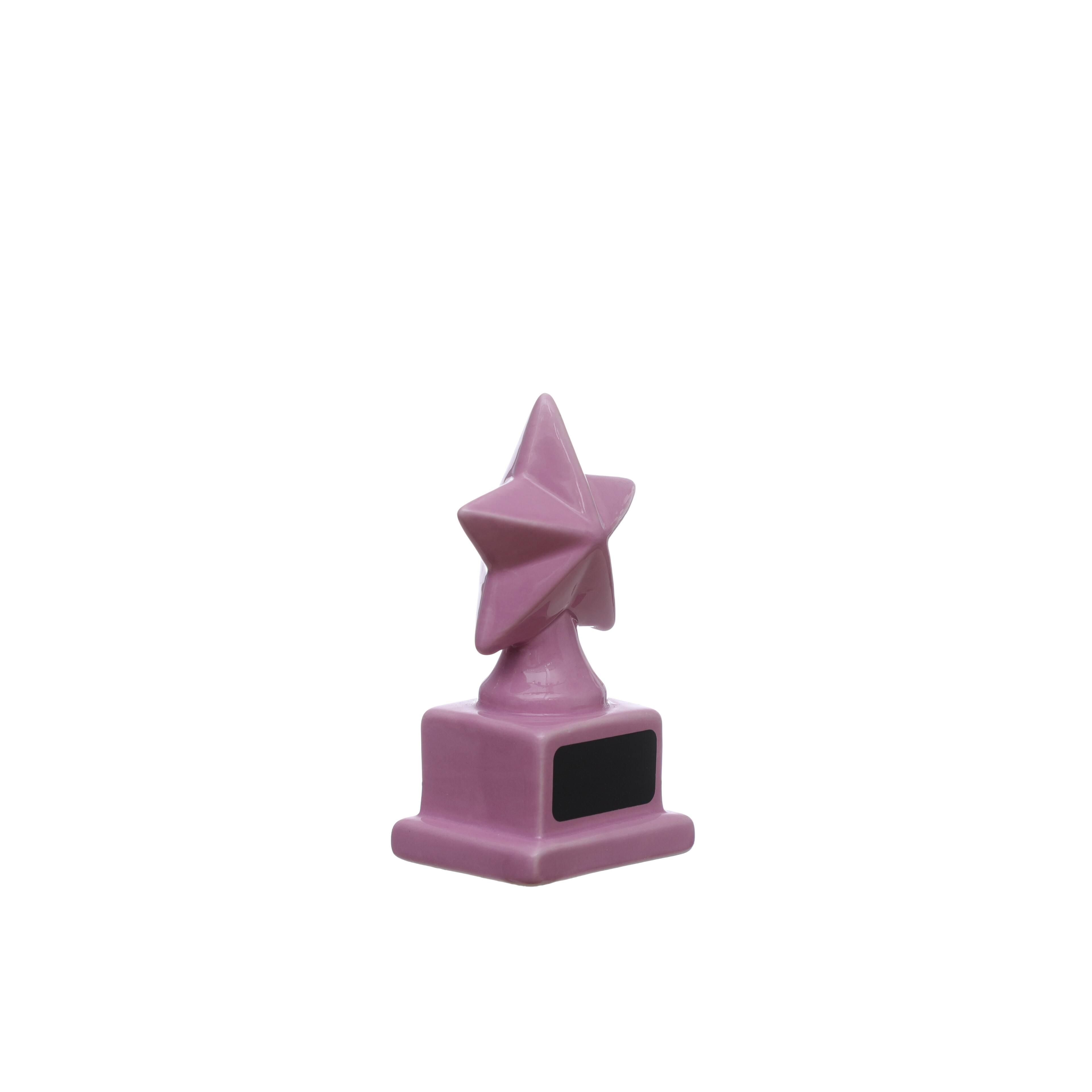 Class Rules! 4.75" Pink Star Tabletop Décor by B2C™
