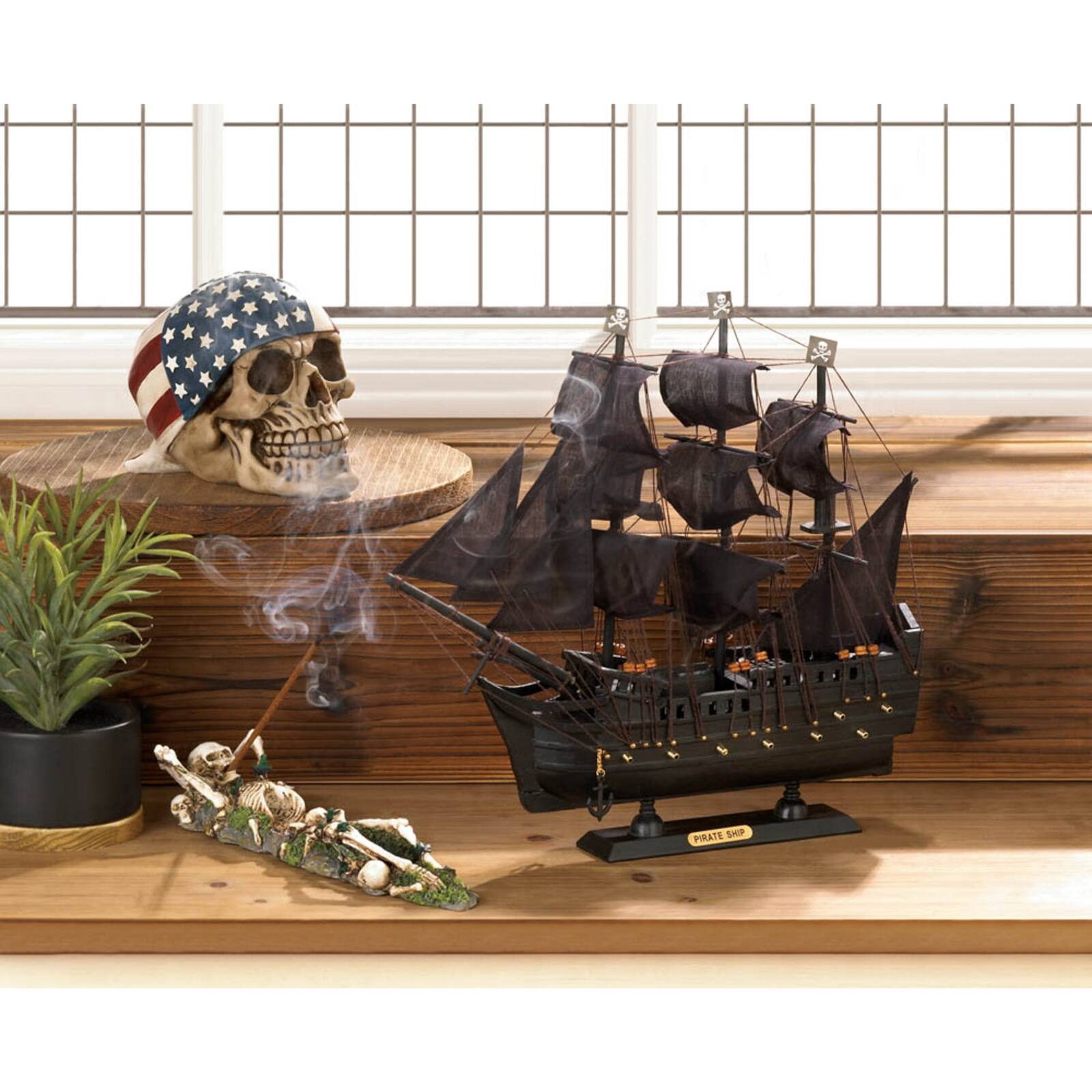 10.5" Skeleton Incense Burner Holder