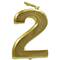 Gold Number Candle by Celebrate It®