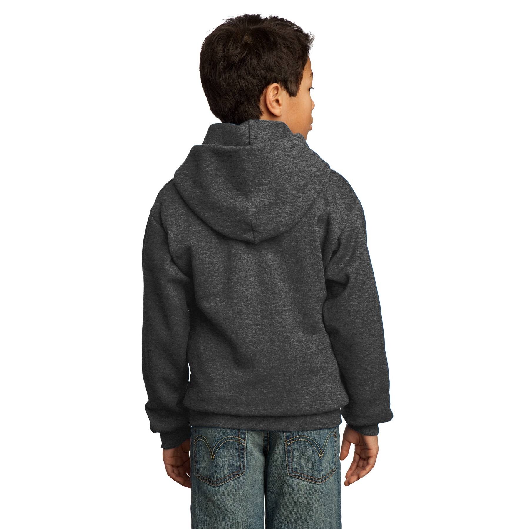 Port & Company® Neutrals Youth Core Fleece Pullover Hooded Sweatshirt