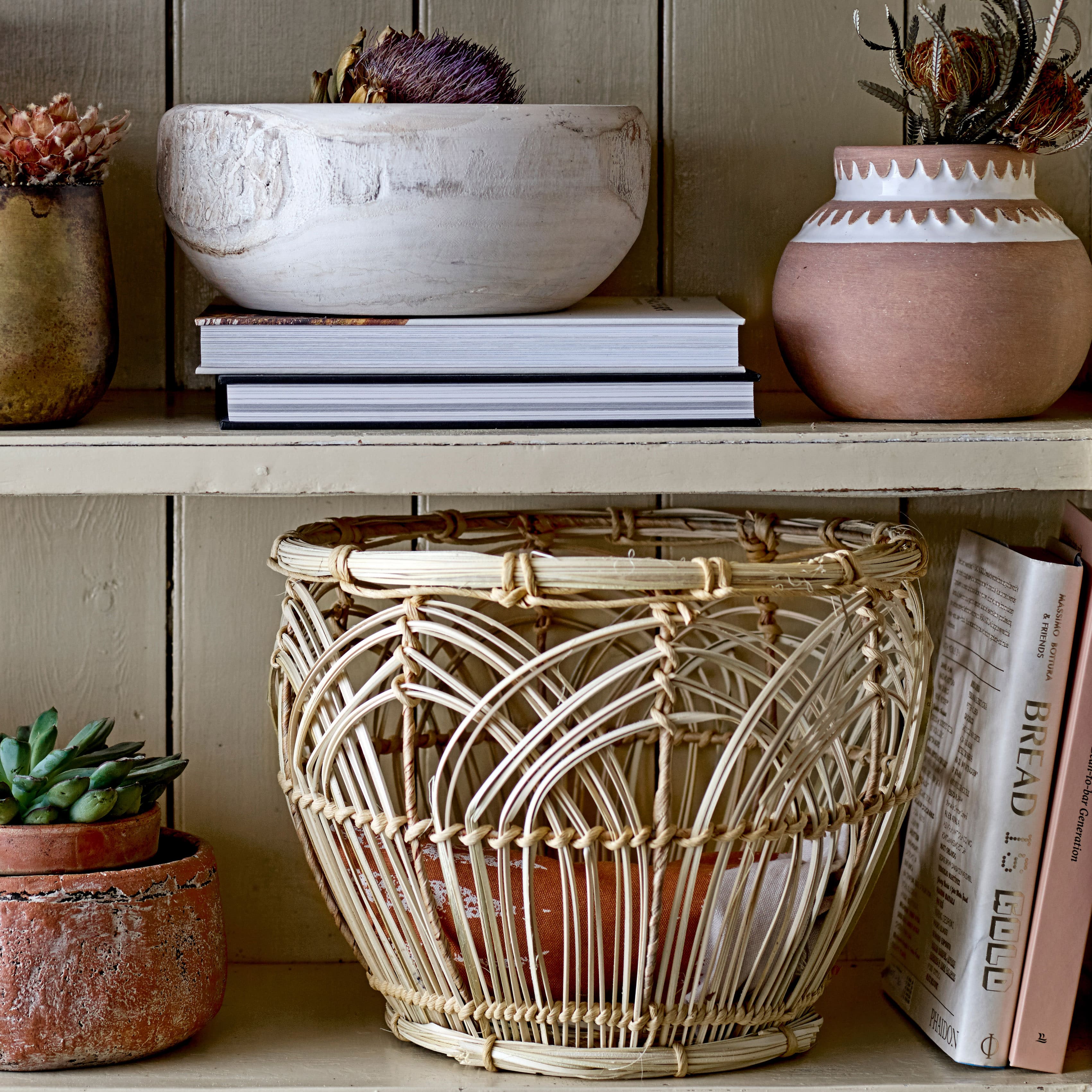 Hello Honey® Natural Handmade Decorative Rattan Basket Set