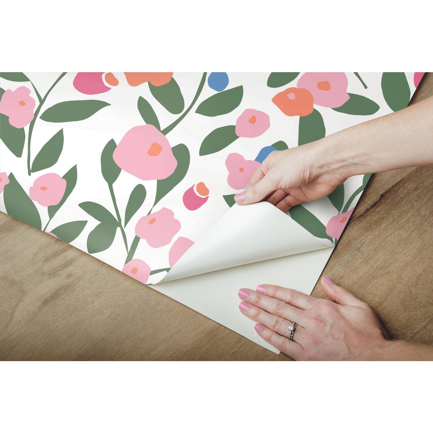 RoomMates Kensington Garden Peel & Stick Wallpaper