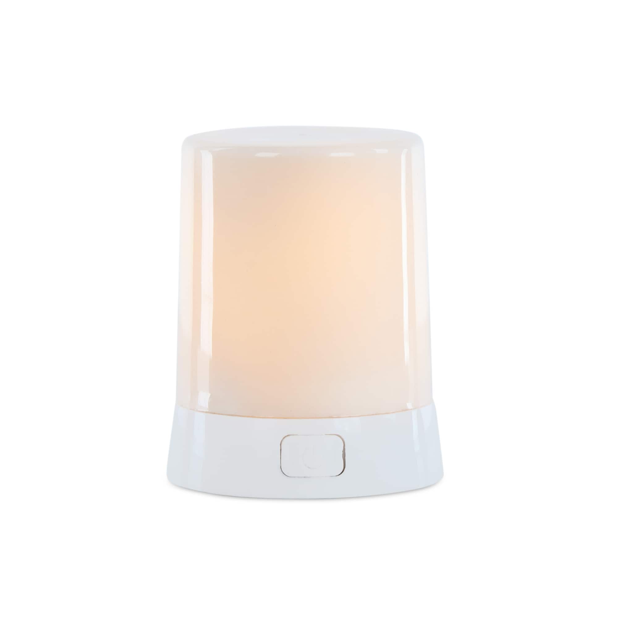 Orange Hue LED FIA Flame Designer Candle