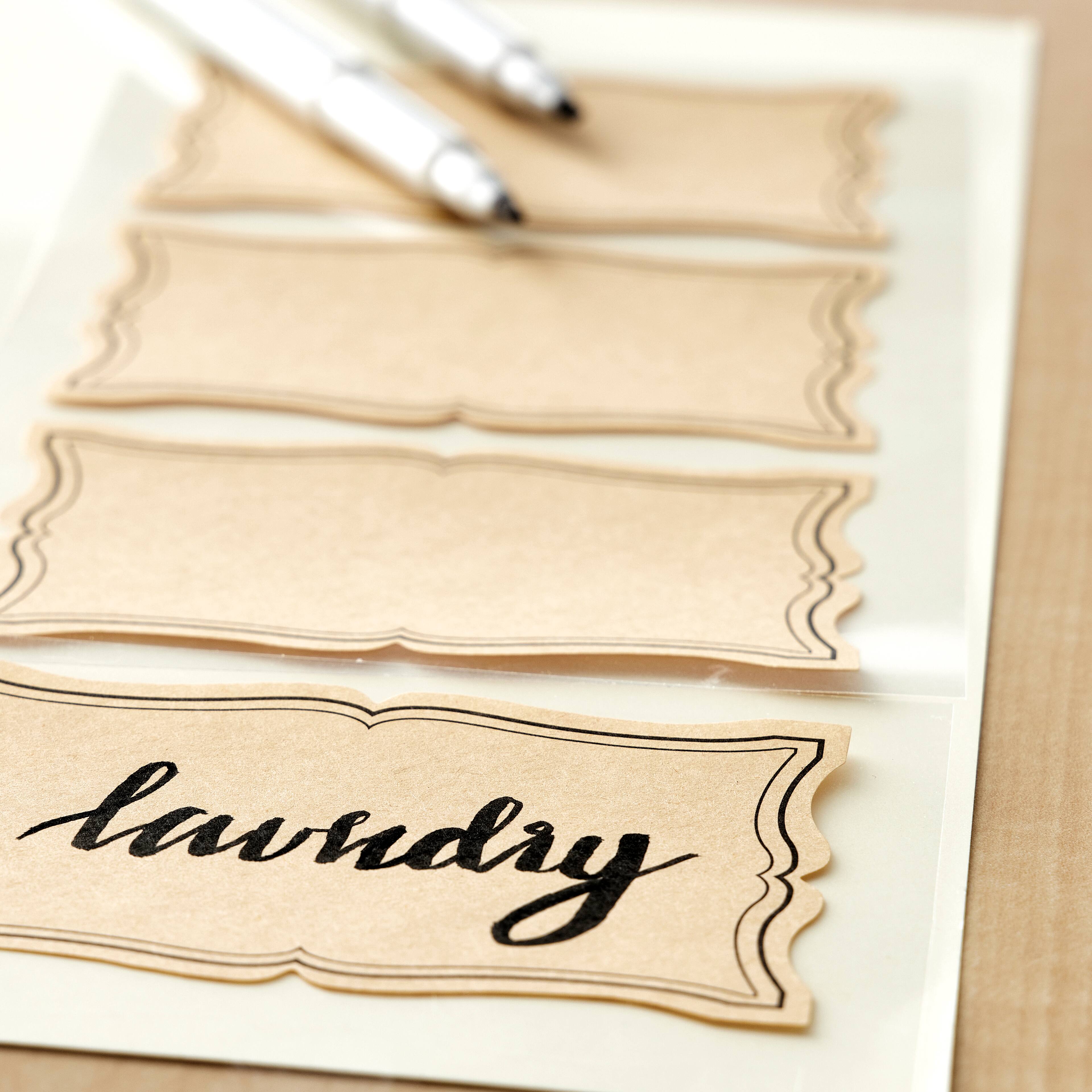 12 Packs: 12 ct. (144 total) Rectangular Kraft Paper Labels by Recollections™