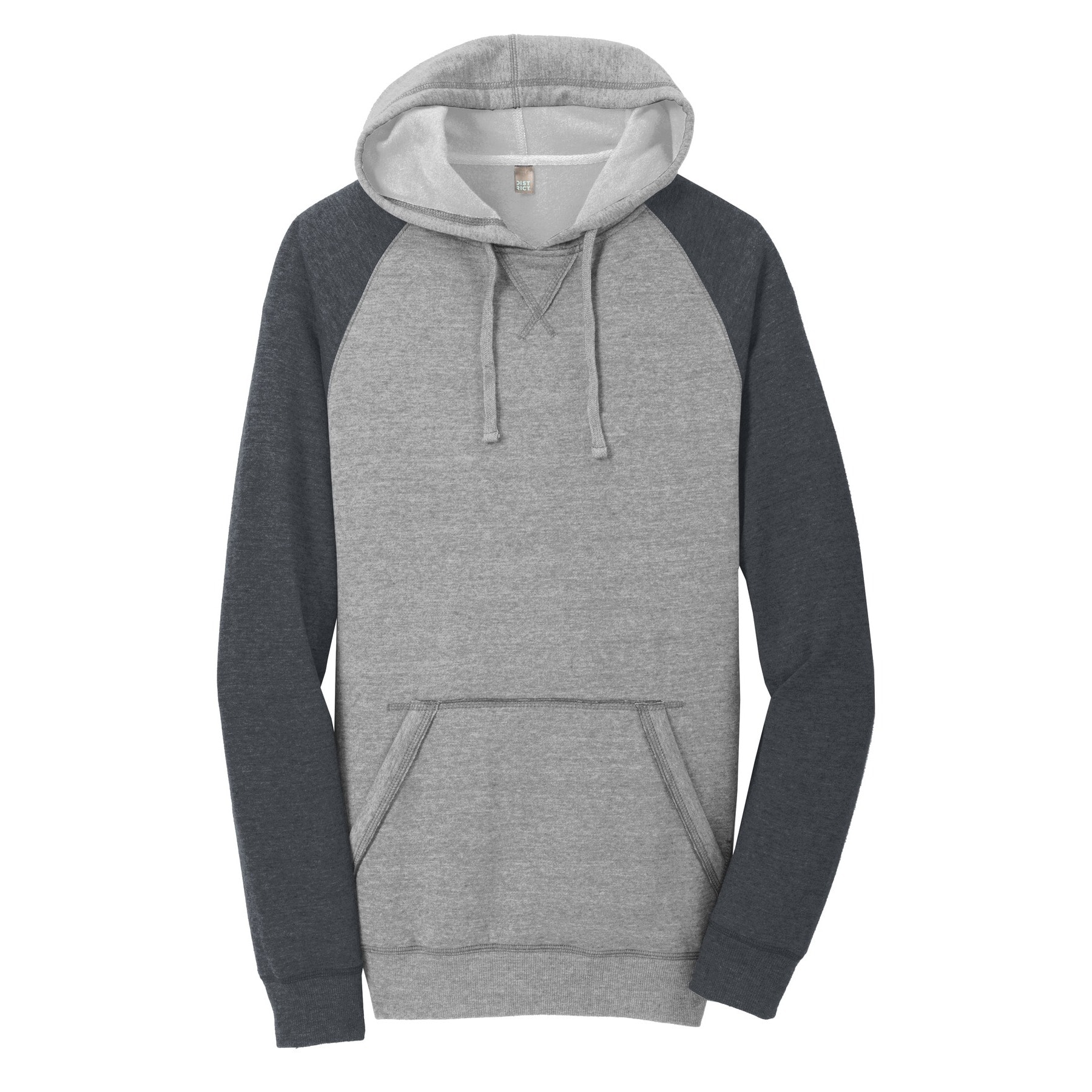 District® Men's Lightweight Fleece Raglan Hoodie