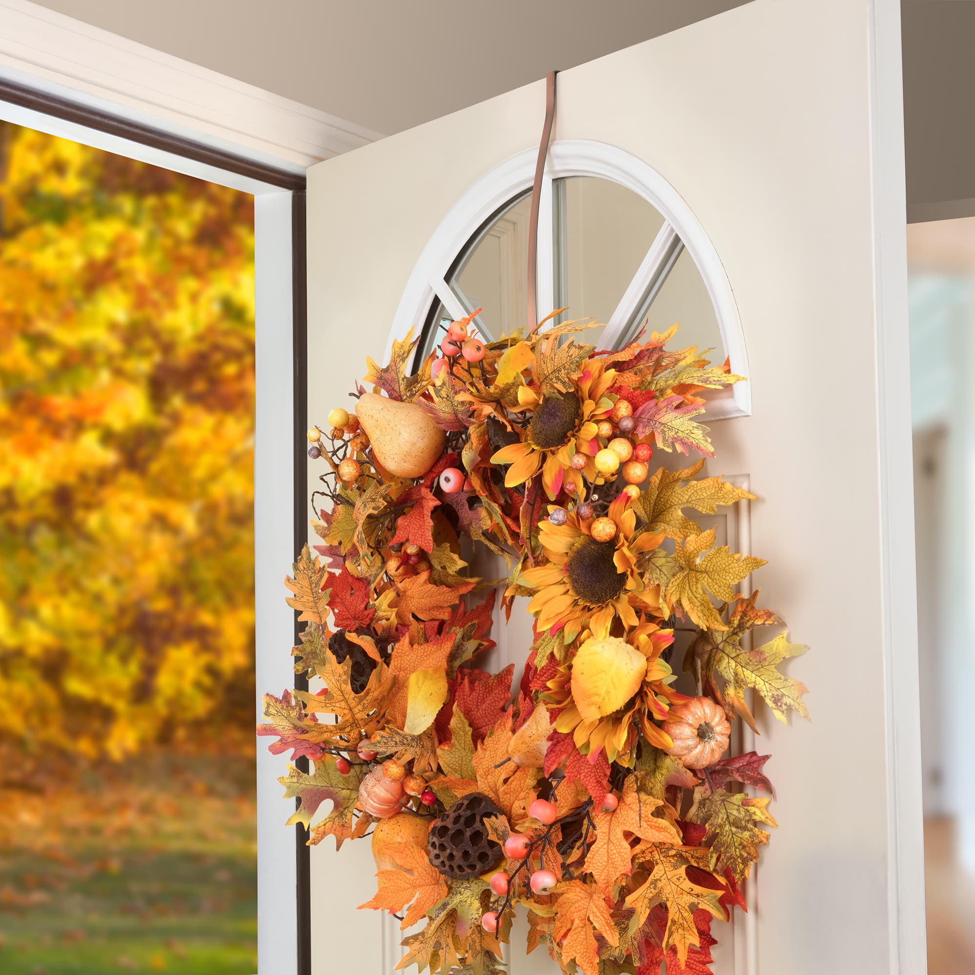 Haute Decor HighProfile™ Brushed Copper Wreath Hanger
