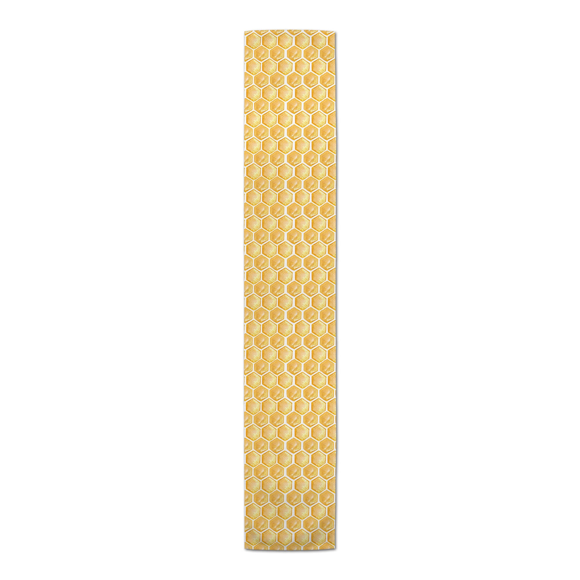 Painted Honeycomb 16" x 72" Cotton Twill Runner