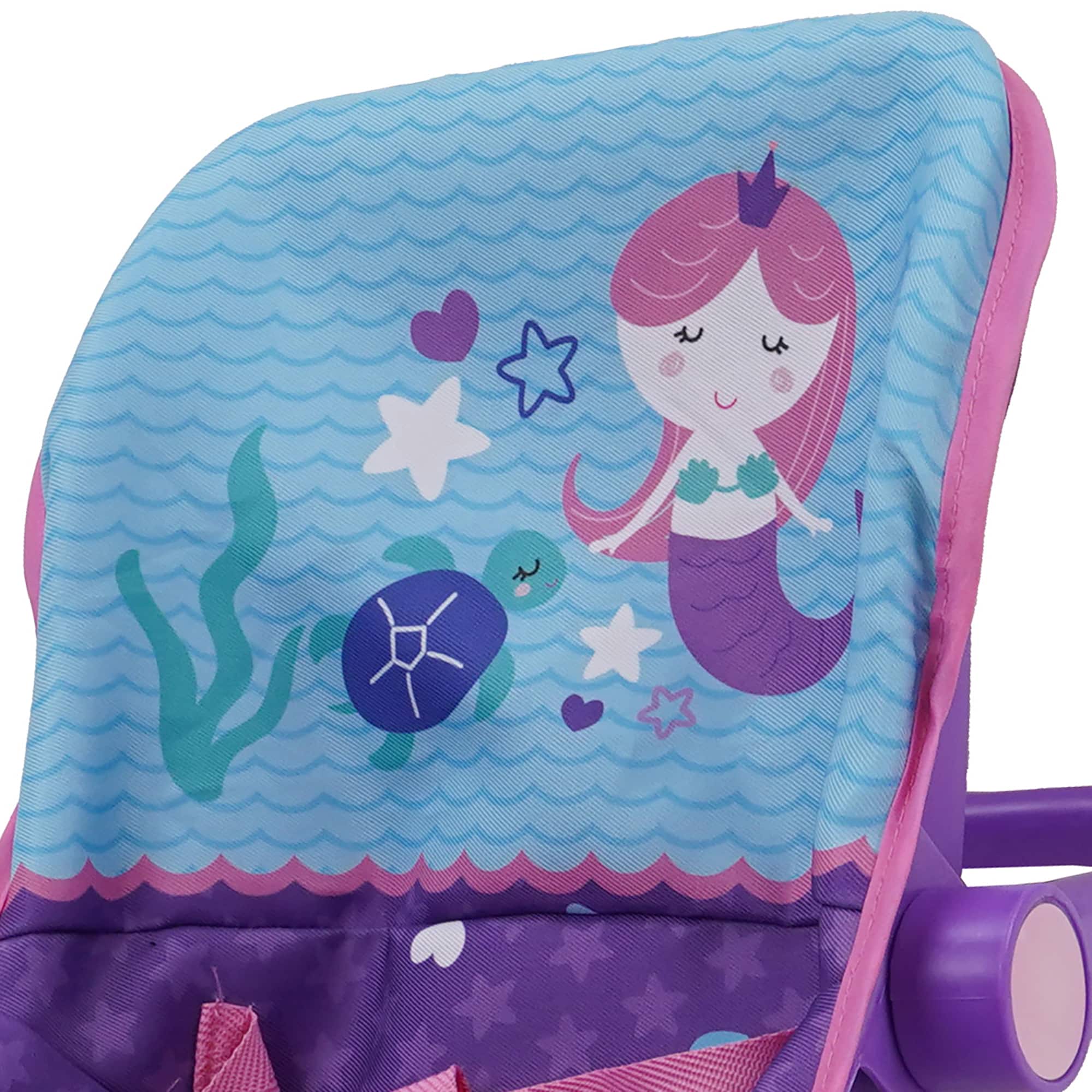 509 Crew Mermaid Pattern Doll Car Seat