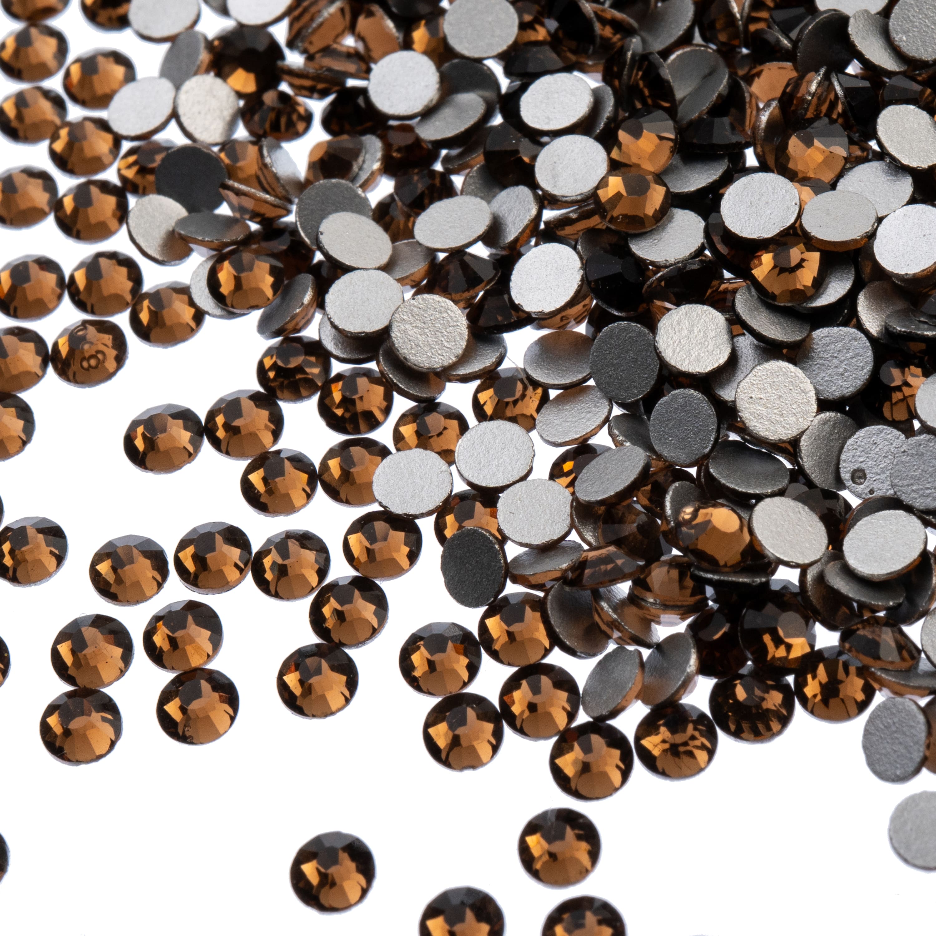 Crystal Lane DIY SS12 Glass Round Flatback Rhinestones, 2880ct.