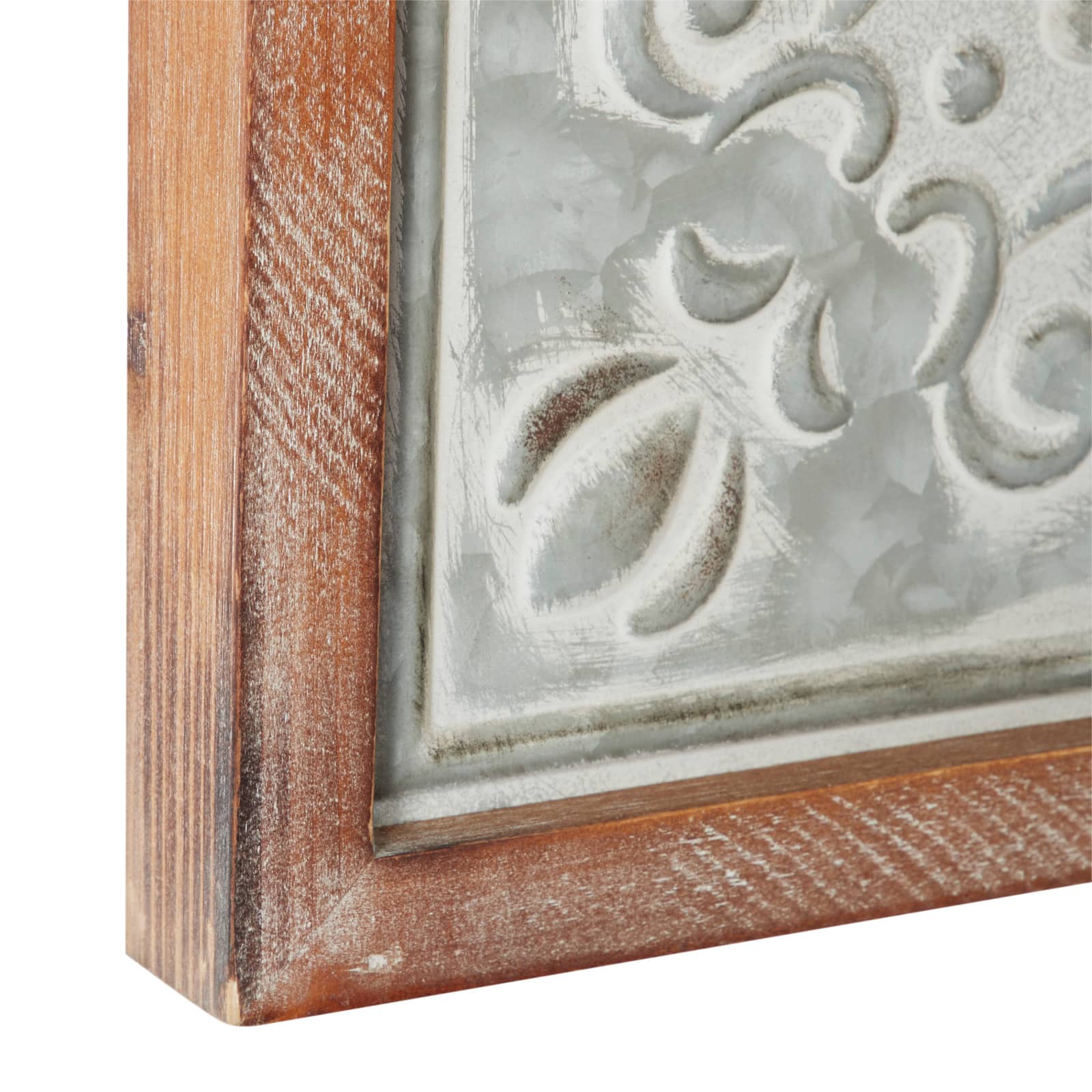 Brown Farmhouse Wood Wall Clock