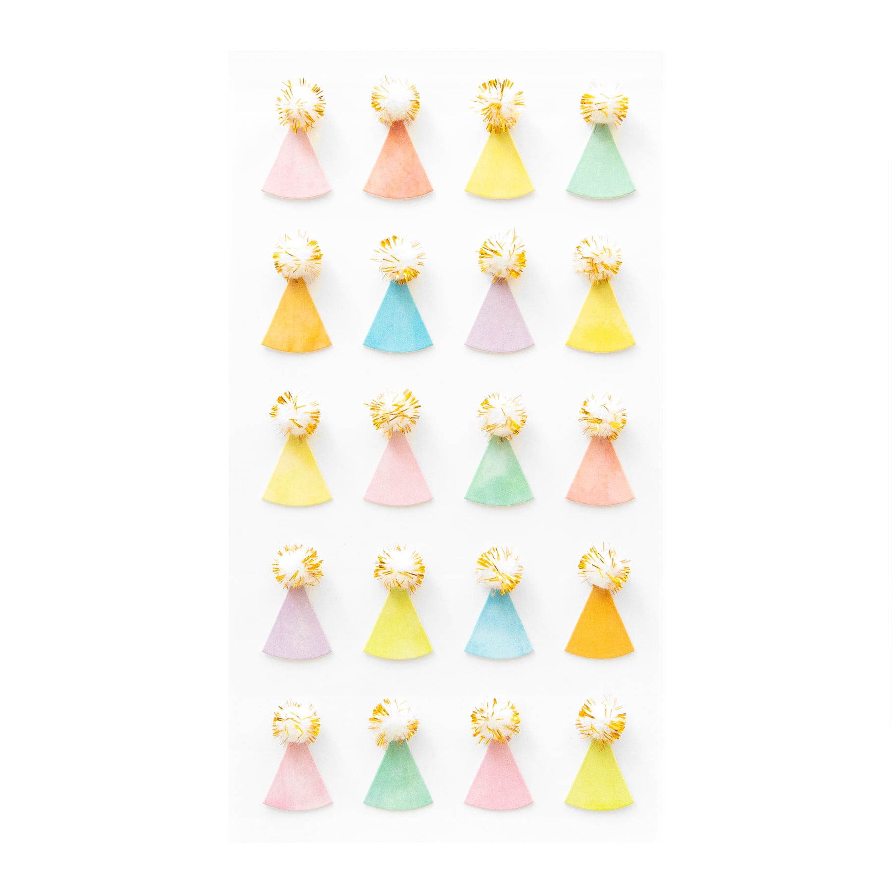 12 Packs: 20 ct. (240 total) Birthday Hat Stickers by Recollections™