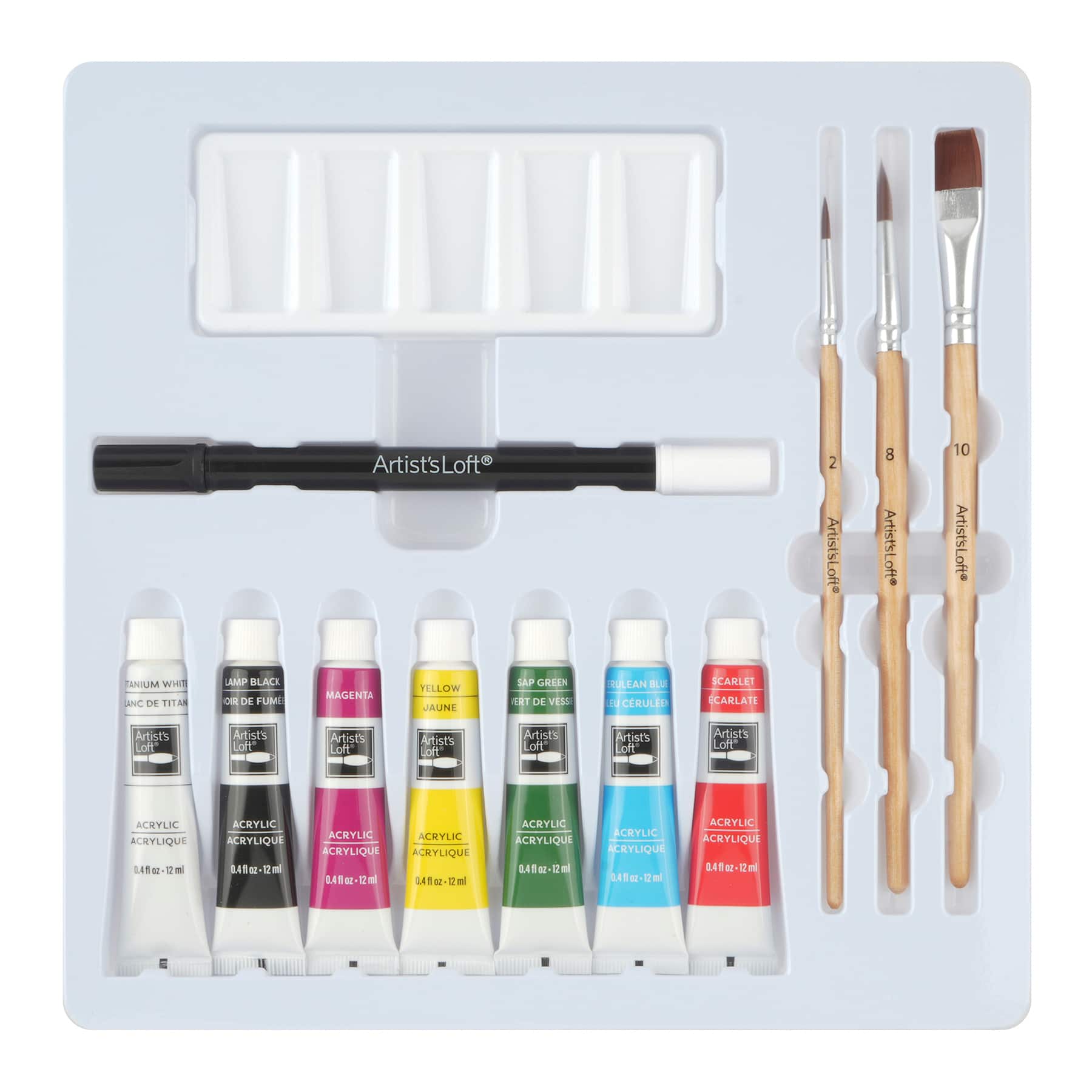 11" x 11" Christmas Ballet Canvas Painting Kit by Artist's Loft®