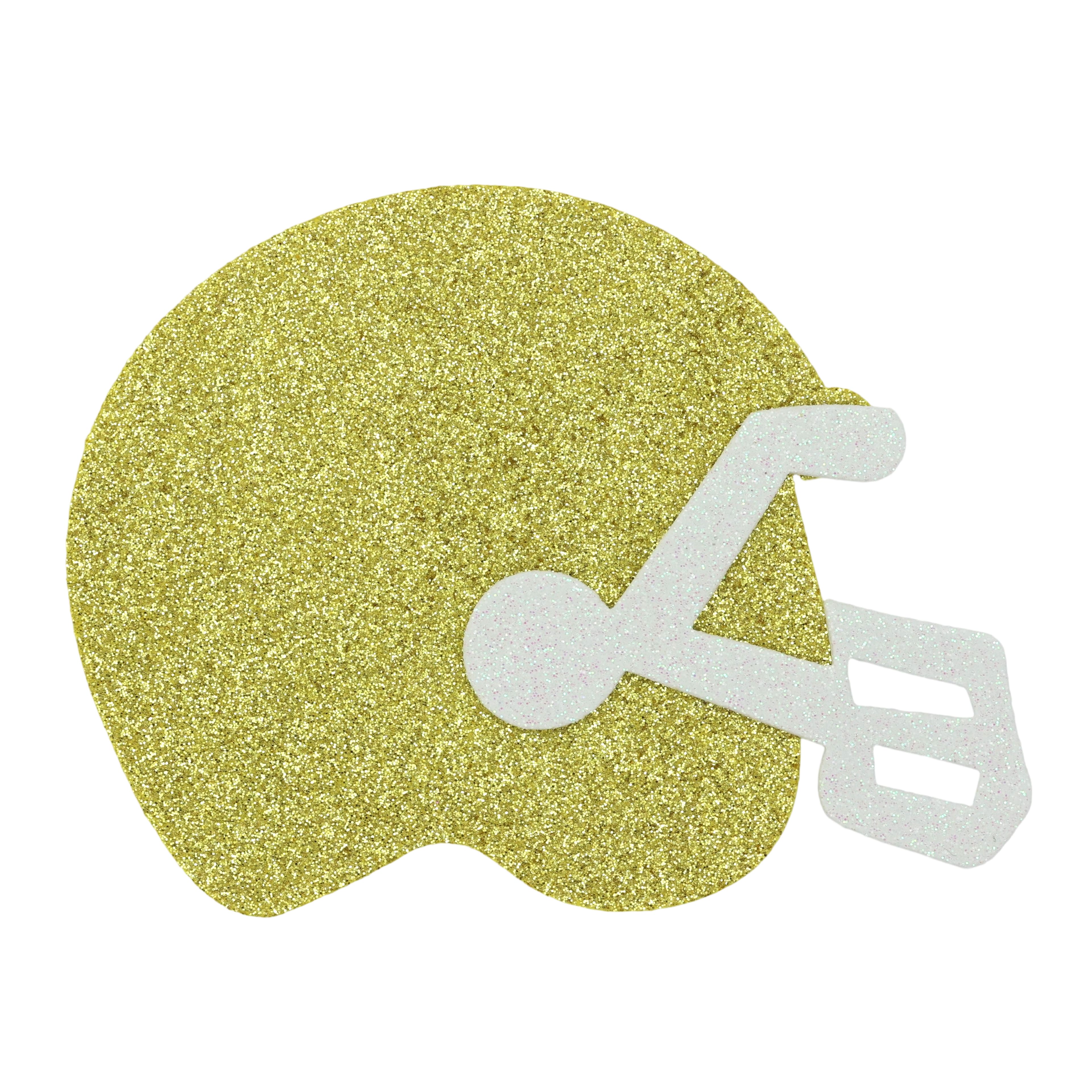 Glitter Football Helmet Foam Sticker by Celebrate It